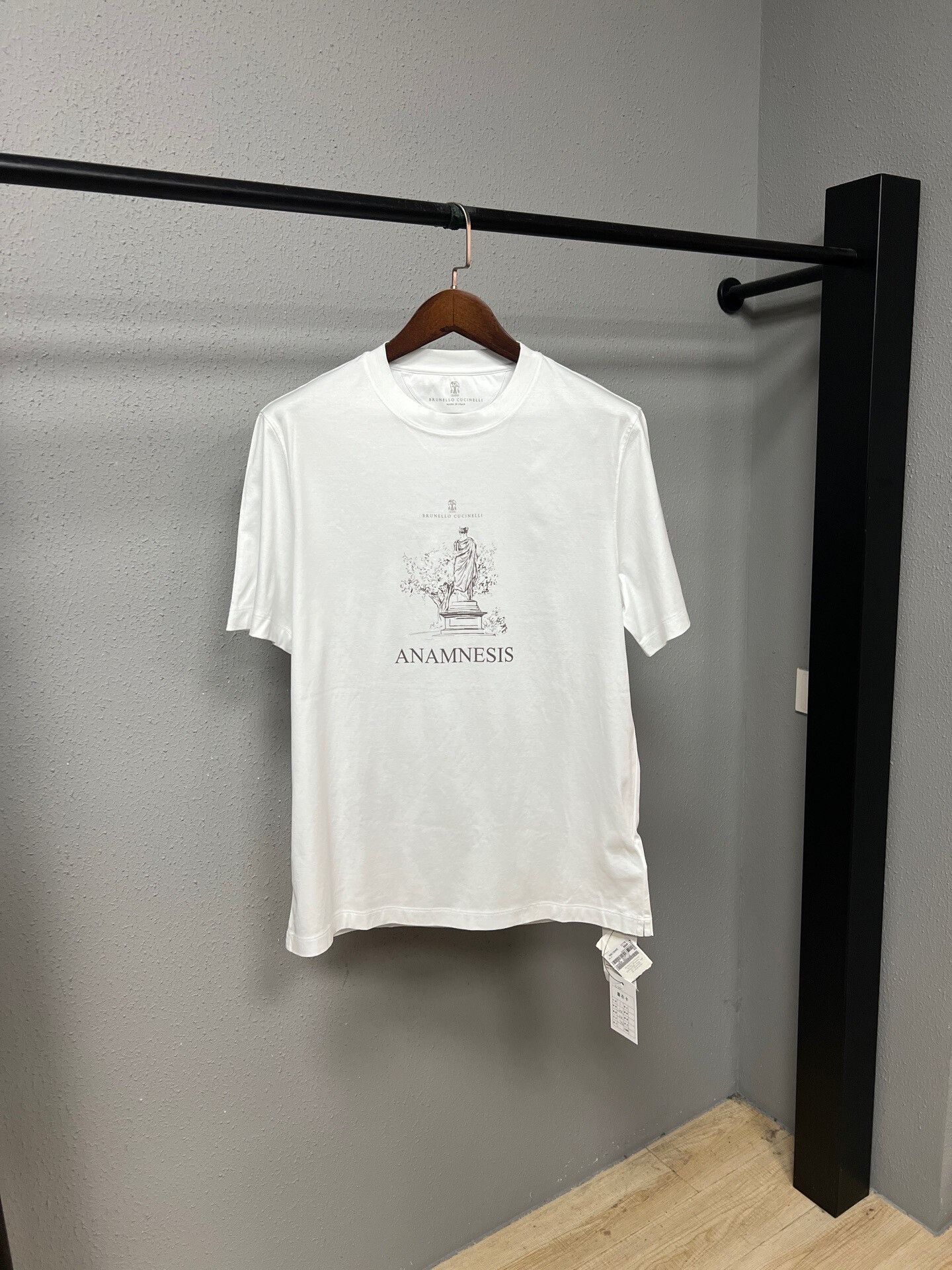 Brunello Cucinelli brunello cucinelli white short sleeve shirt Size US L / EU 52-54 / 3 - 1 Thumbnail