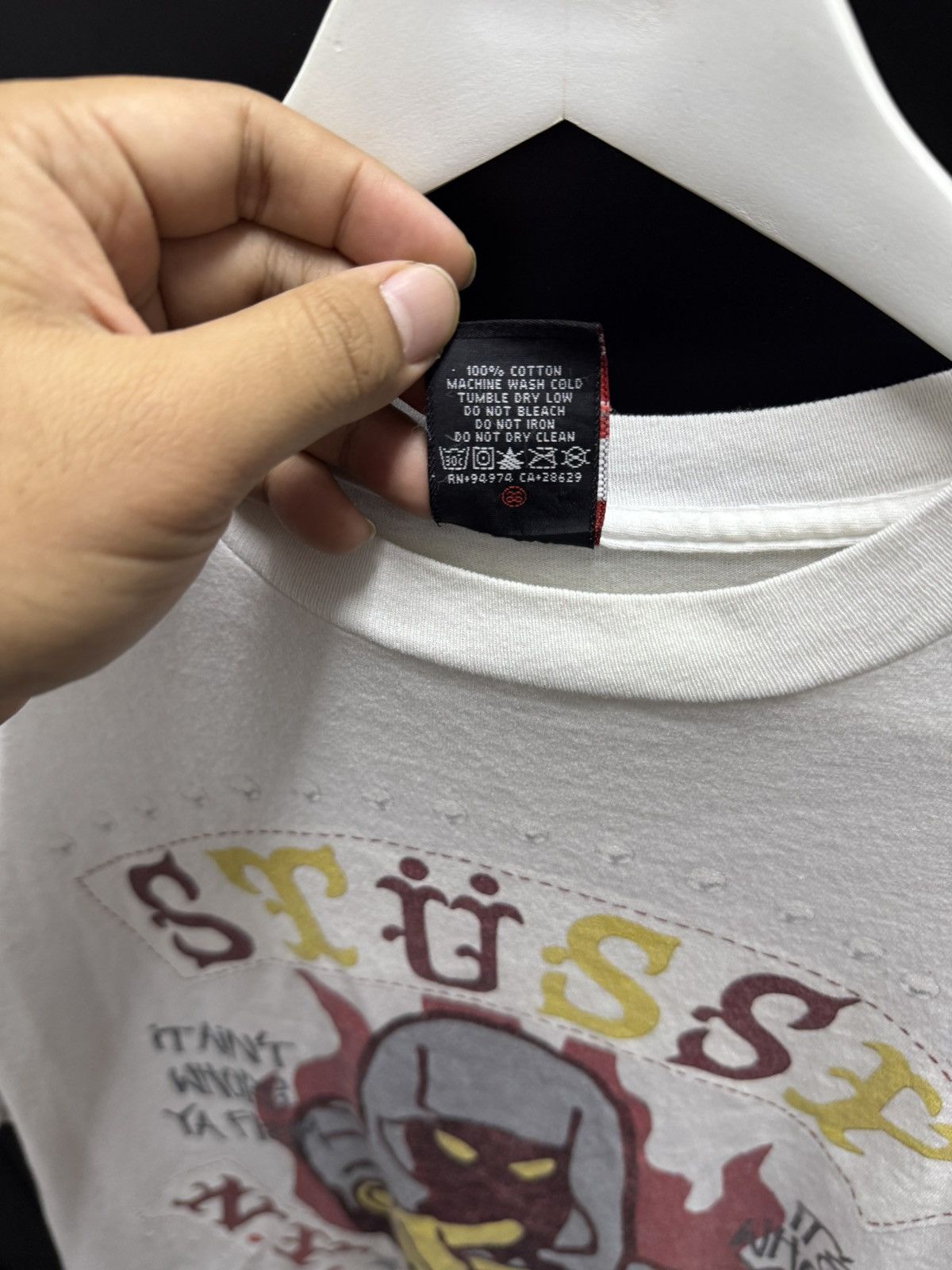 Stussy Vintage y2k Stussy Anonymous Shadow Size US L / EU 52-54 / 3 - 6 Thumbnail