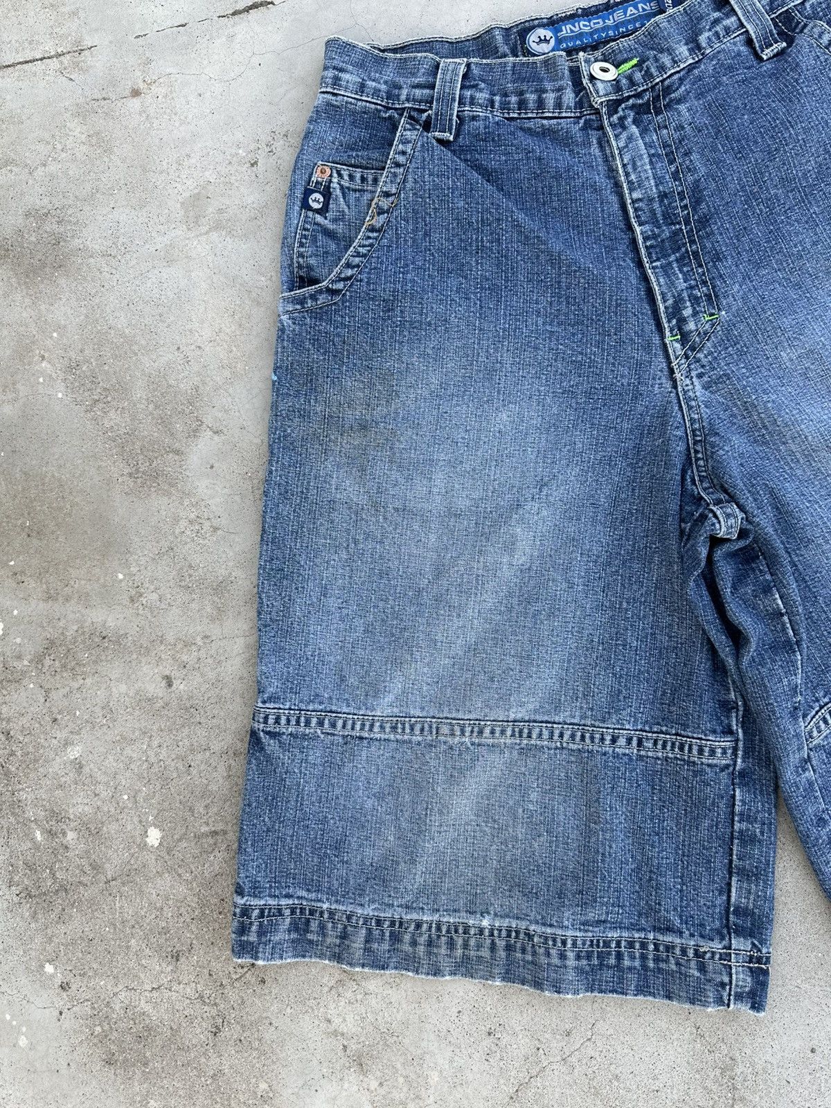 JNCO × Vintage Vintage JNCO Jeans Baggy Denim Shorts Size US 31 - 8 Thumbnail