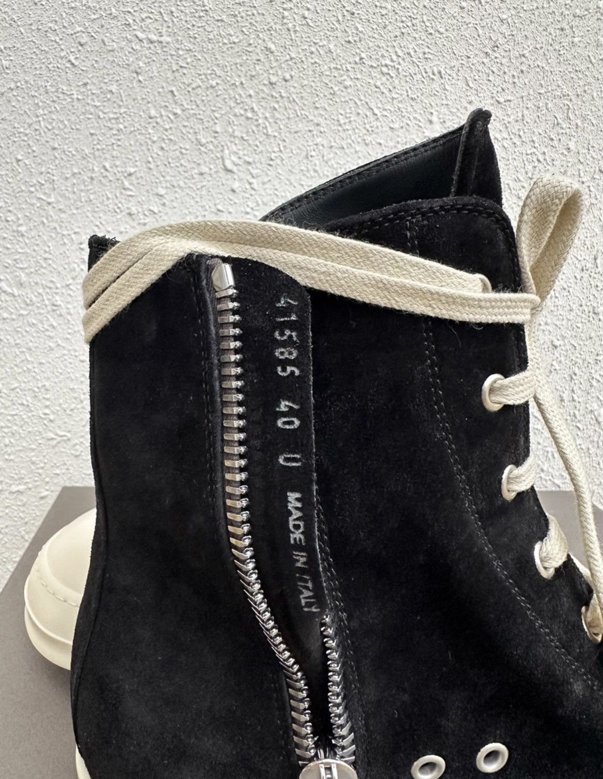 Rick Owens Rick Owens New Edition High-Top Sneakers Rare Suede Leather Size US 7 / EU 40 - 7 Thumbnail