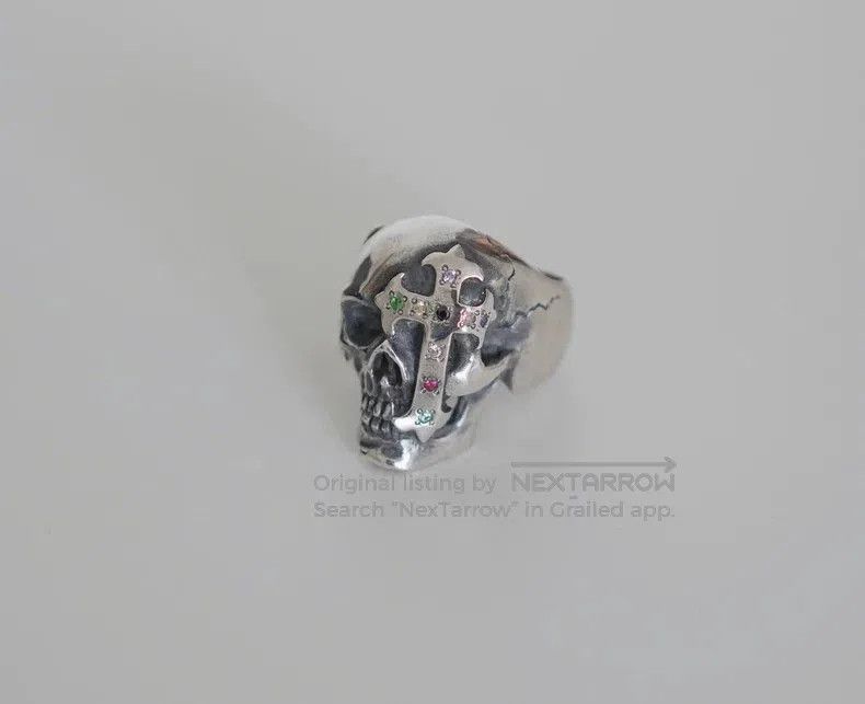 Number (N)ine Colorful Skull Cross Ring by Number (N)ine. jp size 19 Size ONE SIZE - 2 Thumbnail