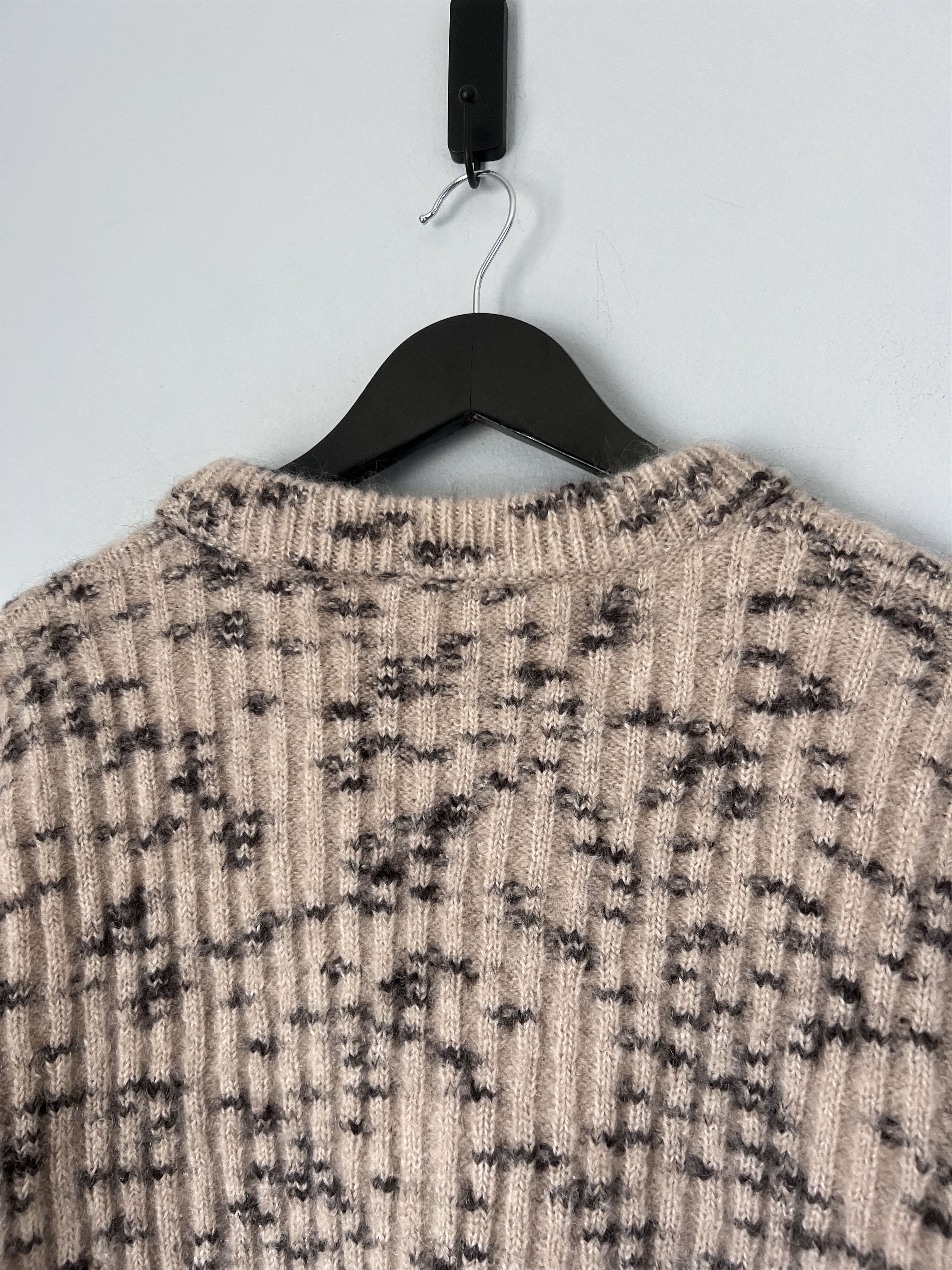 Raf Simons Raf Simons Mohair Ribbed Sweater in Beige Size US L / EU 52-54 / 3 - 7 Thumbnail