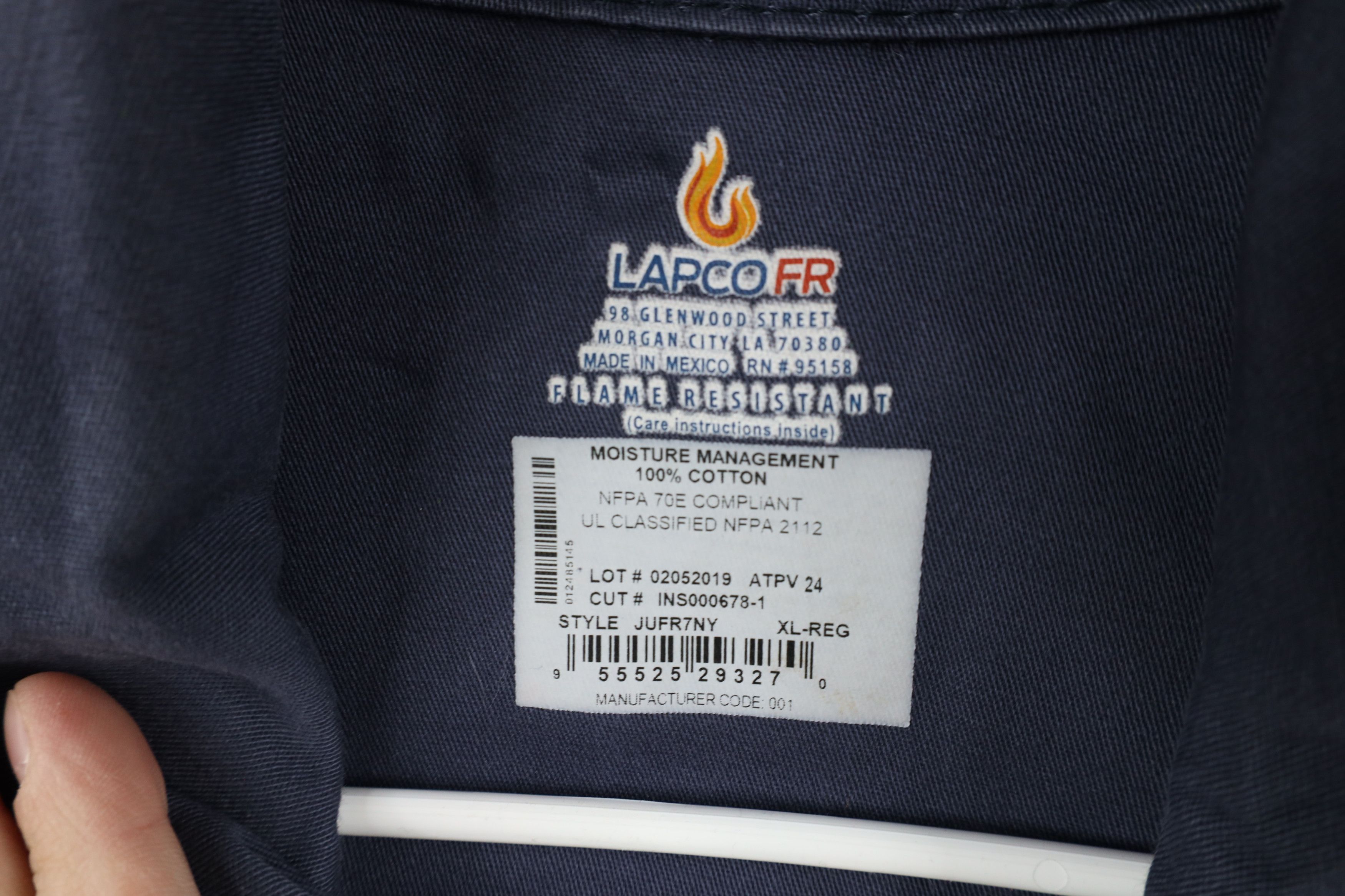Vintage Vintage Streetwear Flame Fire Resistant ATPV 24 Work Jacket Size US XL / EU 56 / 4 - 8 Thumbnail