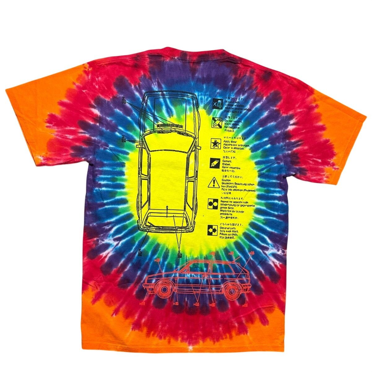 Other NEW Vibrant Men's Small Tie-Dye Tee - The Car Company Size US S / EU 44-46 / 1 - 2 Thumbnail