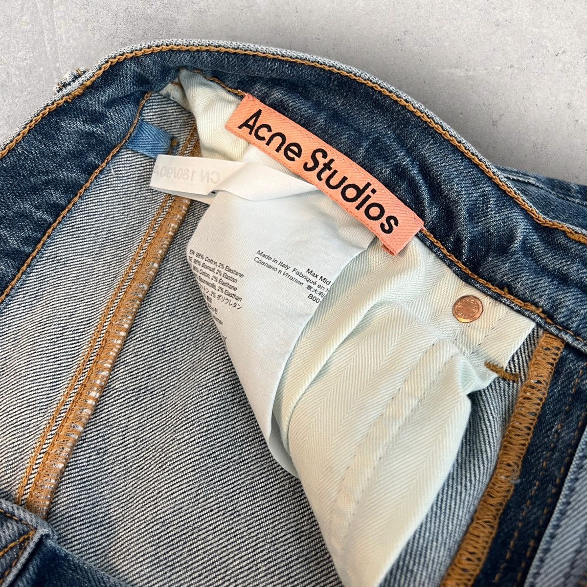 Acne Studios Acne Studios Max Jean Blue Size 32 Size US 32 / EU 48 - 3 Thumbnail