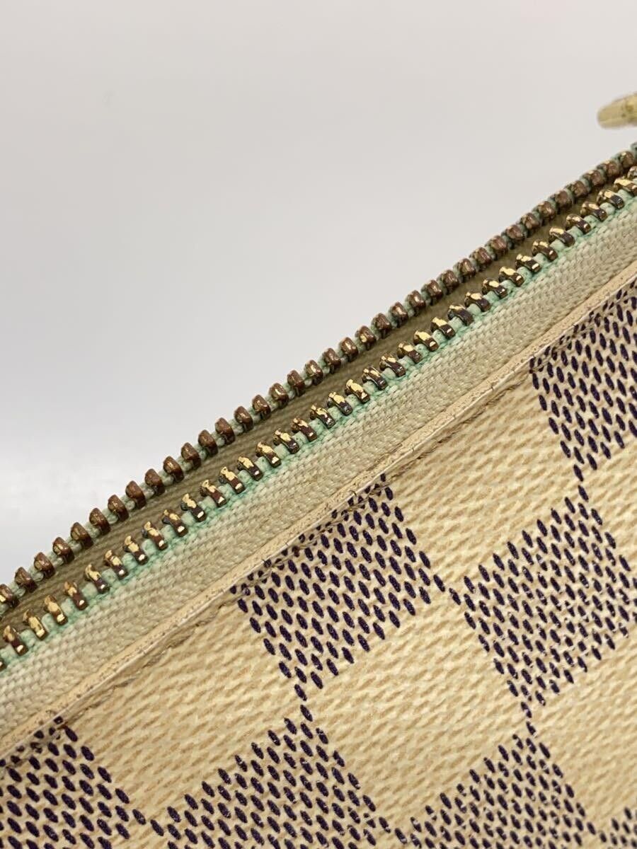Louis Vuitton Louis Vuitton Damier Azur Pochette Cle White Size ONE SIZE - 5 Thumbnail