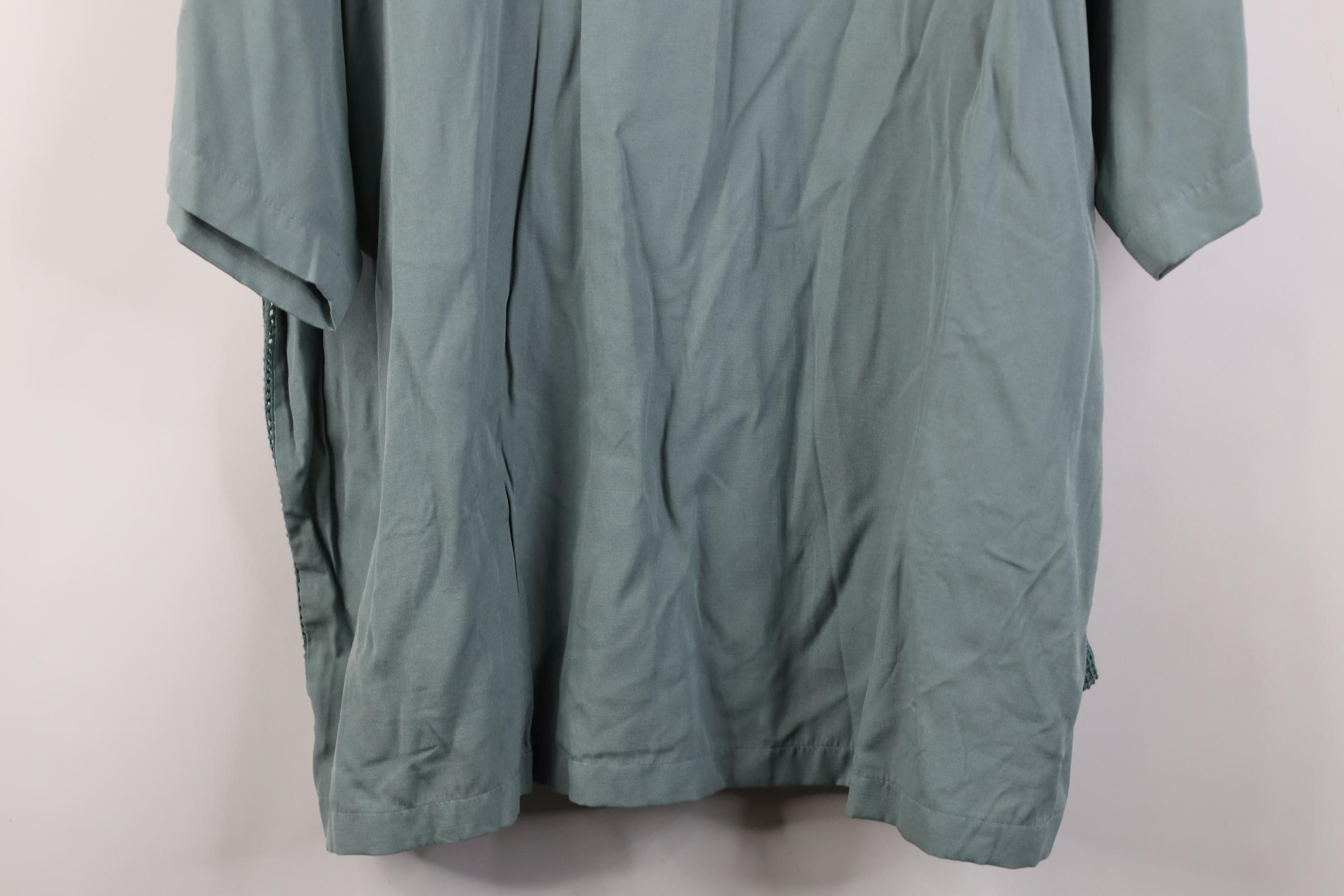 Vintage Deadstock Vintage 90s Streetwear Gabardine Fit Button Shirt Size US L / EU 52-54 / 3 - 13 Thumbnail
