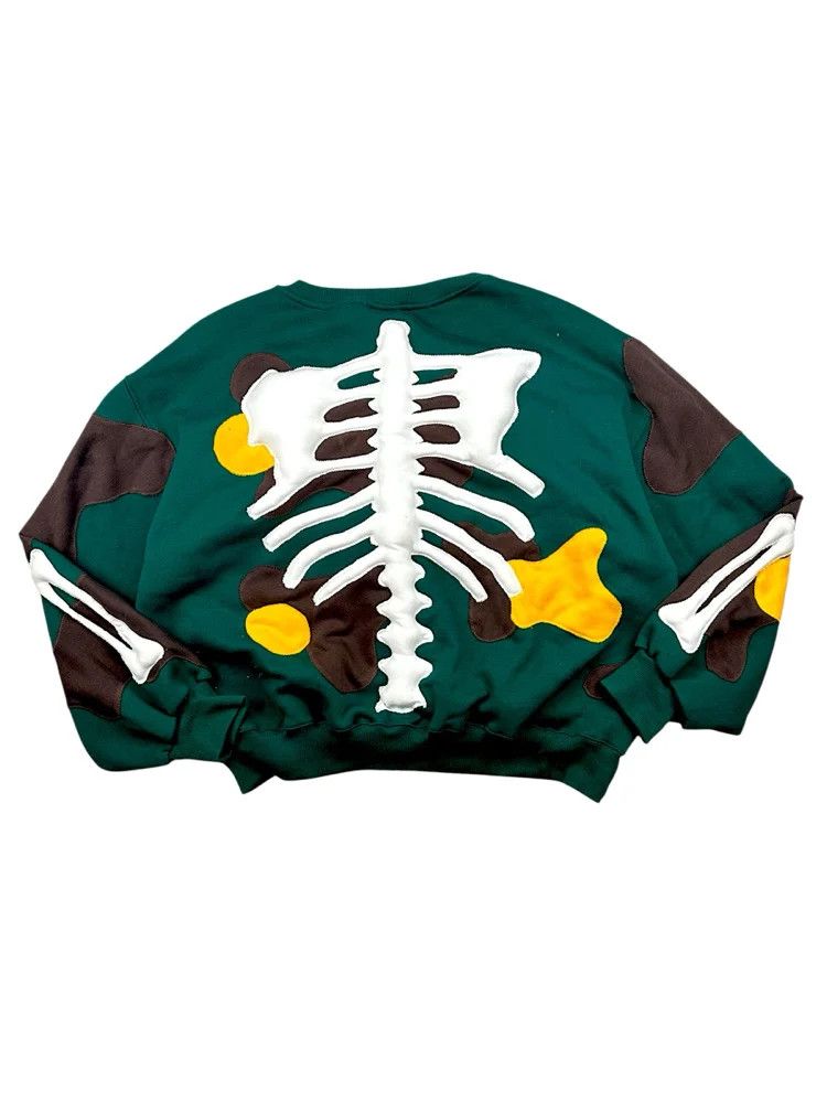 Japanese Brand Reworked 1 of 1 Toxic Ribcage 3D Puff Sweatshirt Size XL Size US XL / EU 56 / 4 - 5 Thumbnail