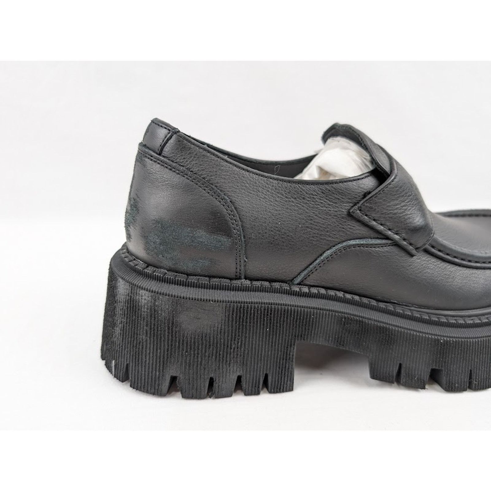 Balenciaga o1rshd1 Q:2 / Tractor Loafers L20 in Black Size US 11 / EU 44 - 4 Thumbnail