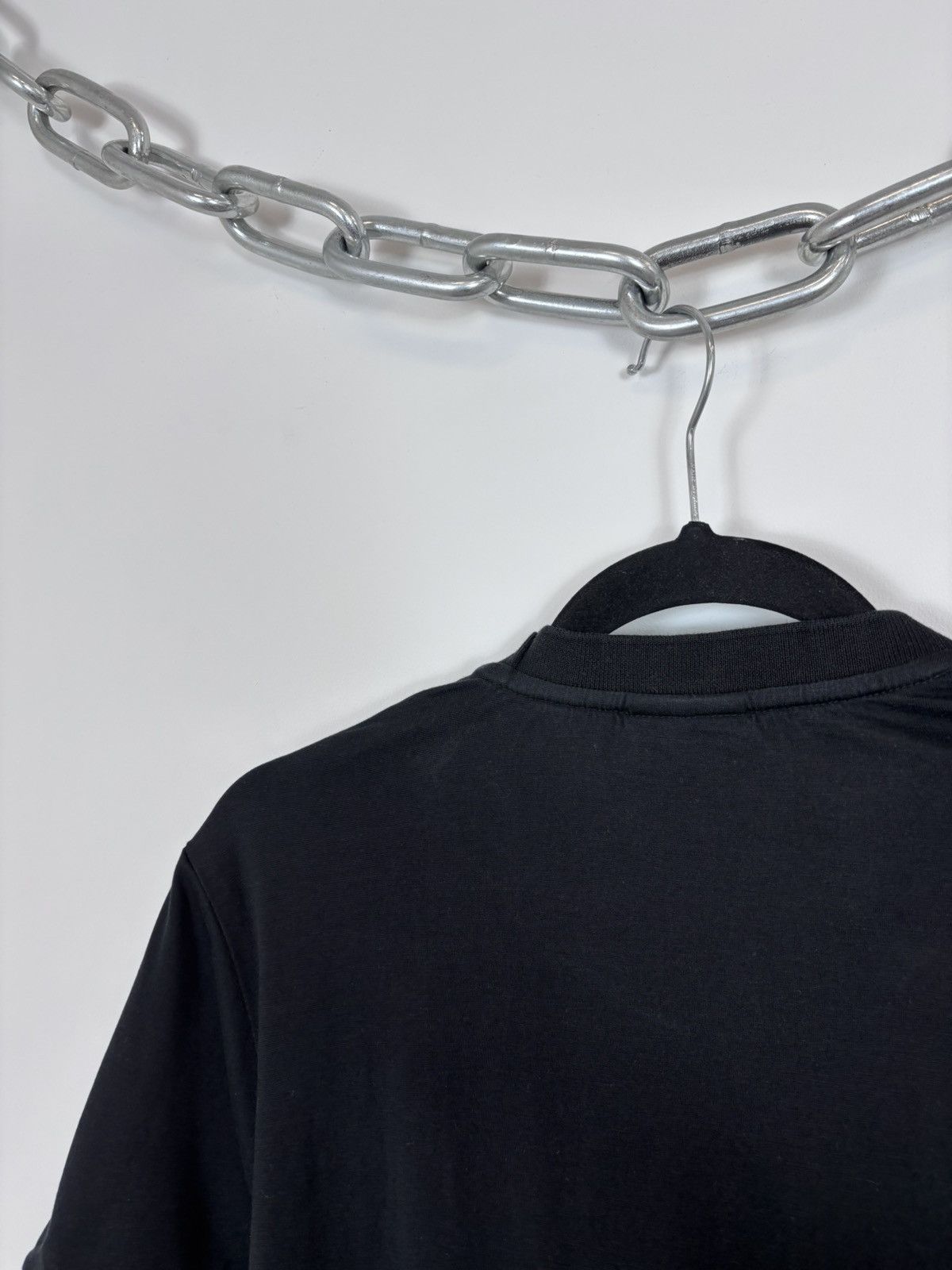 Just Cavalli Just Cavalli Y2K Men’s Black Silk Cotton T-Shirt Tee Size US M / EU 48-50 / 2 - 14 Thumbnail
