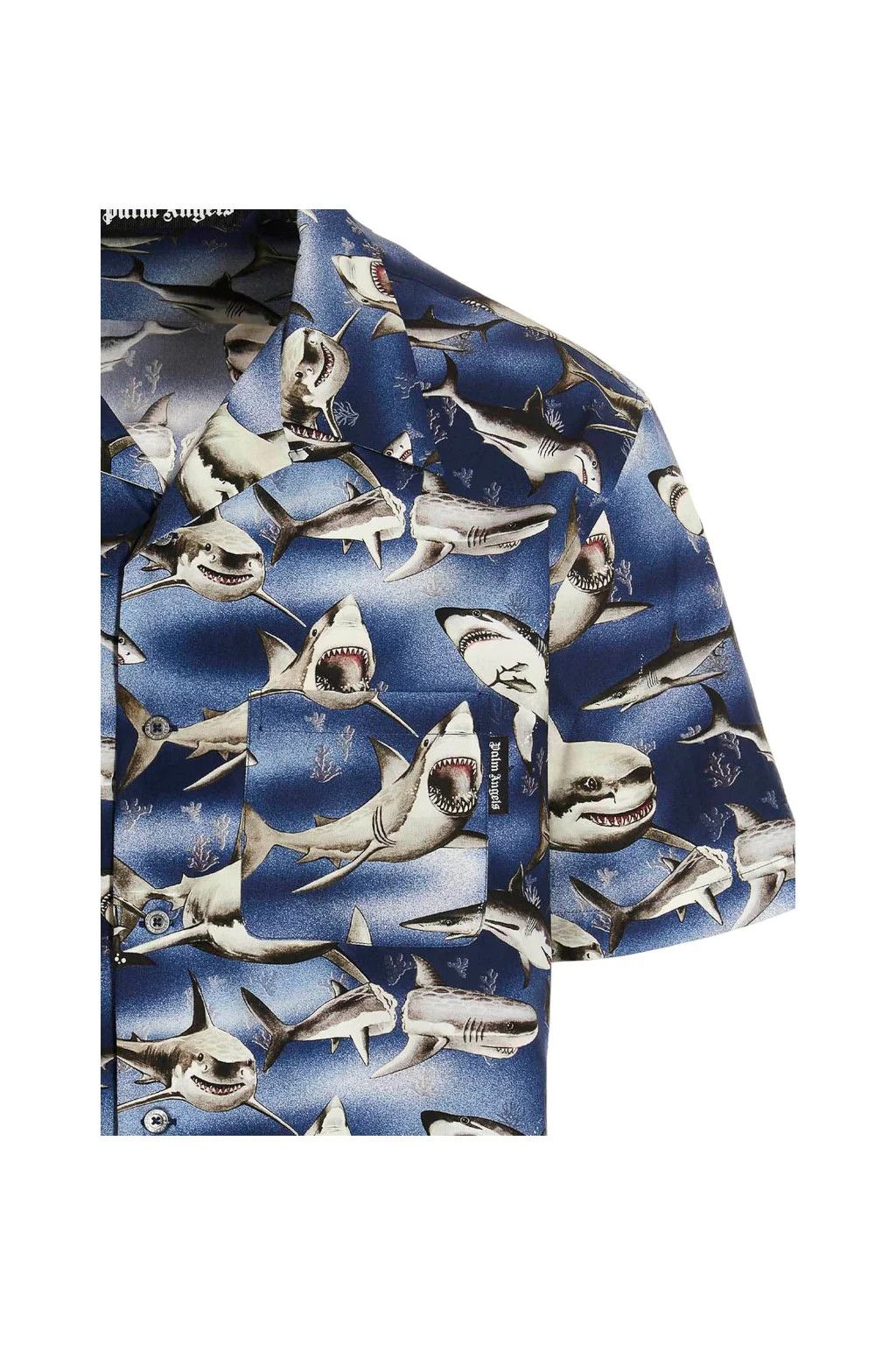 Palm Angels PALM ANGELS Shark Bowling Shirt Size US L / EU 52-54 / 3 - 2 Thumbnail