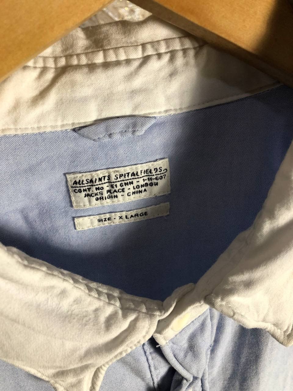 Allsaints × Vintage VERY RARE ALLSAINTS JAPAN STYLE DESIGNER CLASSIC SHIRT 90s Size US XL / EU 56 / 4 - 3 Thumbnail