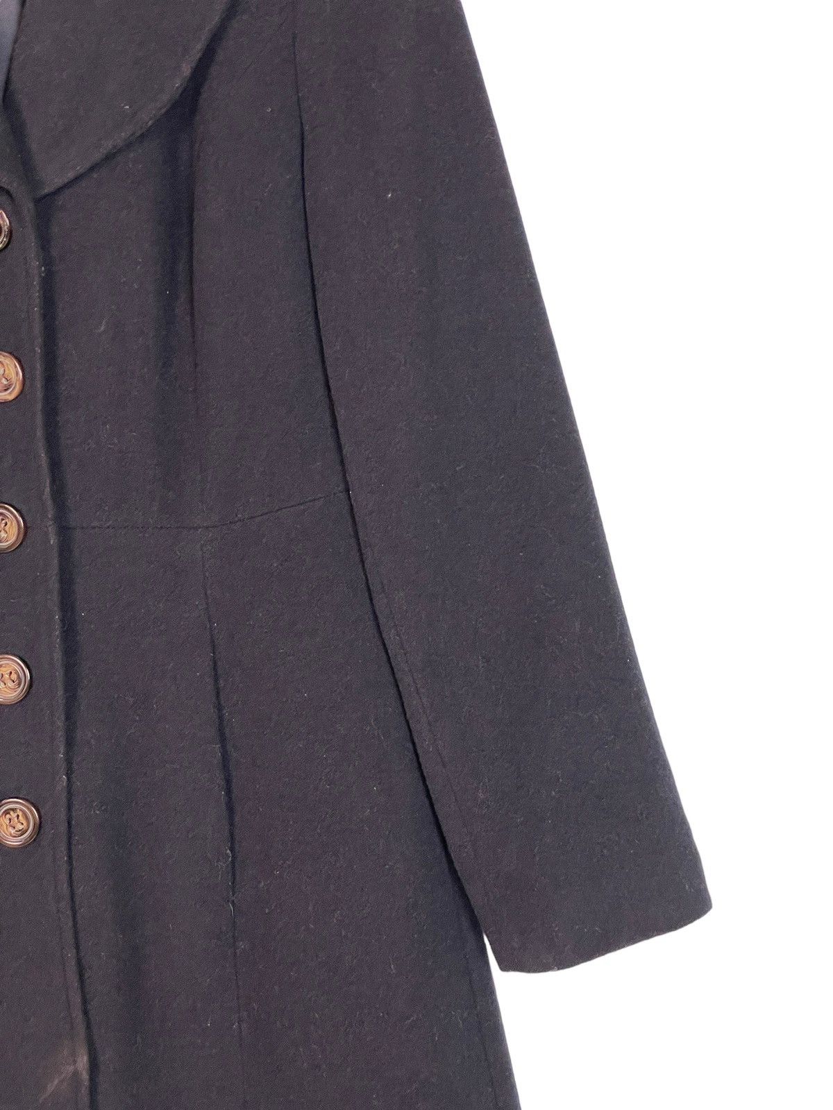 Designer × Laura Ashley Vintage Laura Ashley Wool Long Coat Size M / US 6-8 / IT 42-44 - 4 Thumbnail