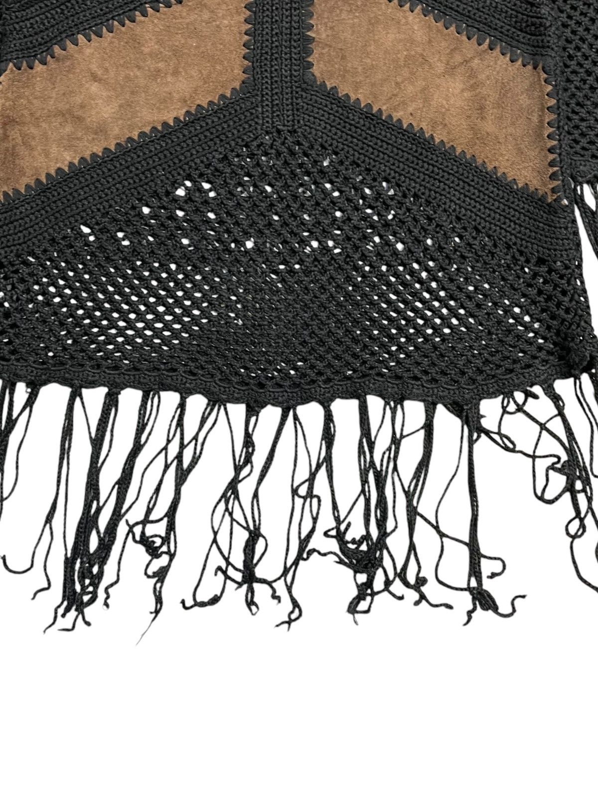 14th Addiction 2000s Clutch Exclusive - Open Knitted Ethnic Fringe Top Size US M / EU 48-50 / 2 - 3 Thumbnail