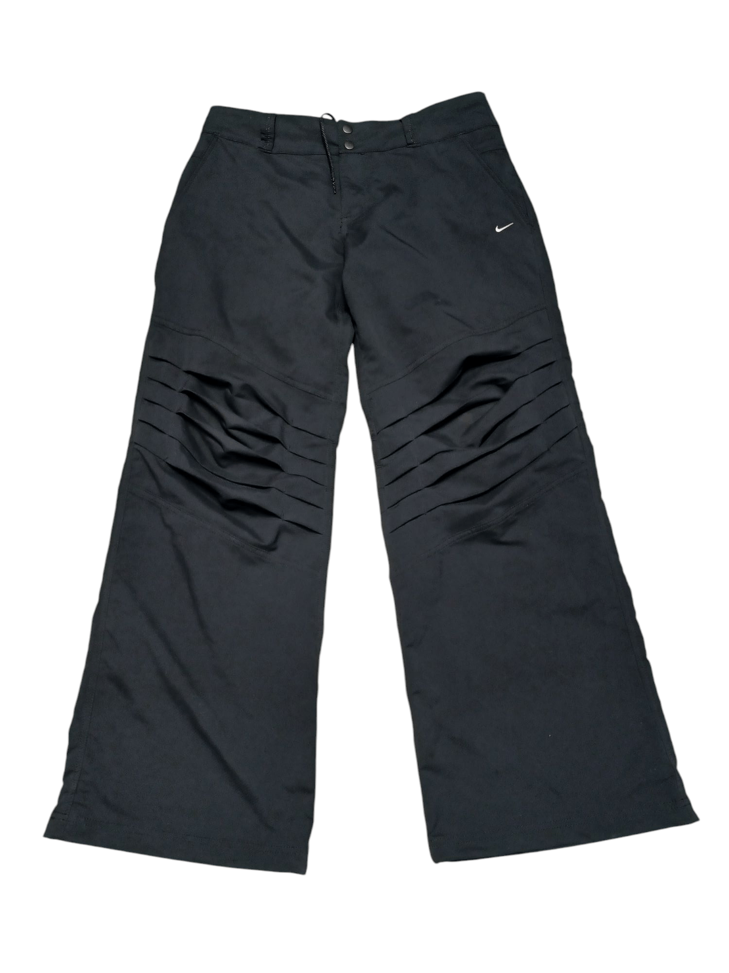 Nike 31 CM LEG OPENING NIKE FIRE FLARED NYLON VINTAGE TRACK PANTS Size US 33 - 1 Thumbnail
