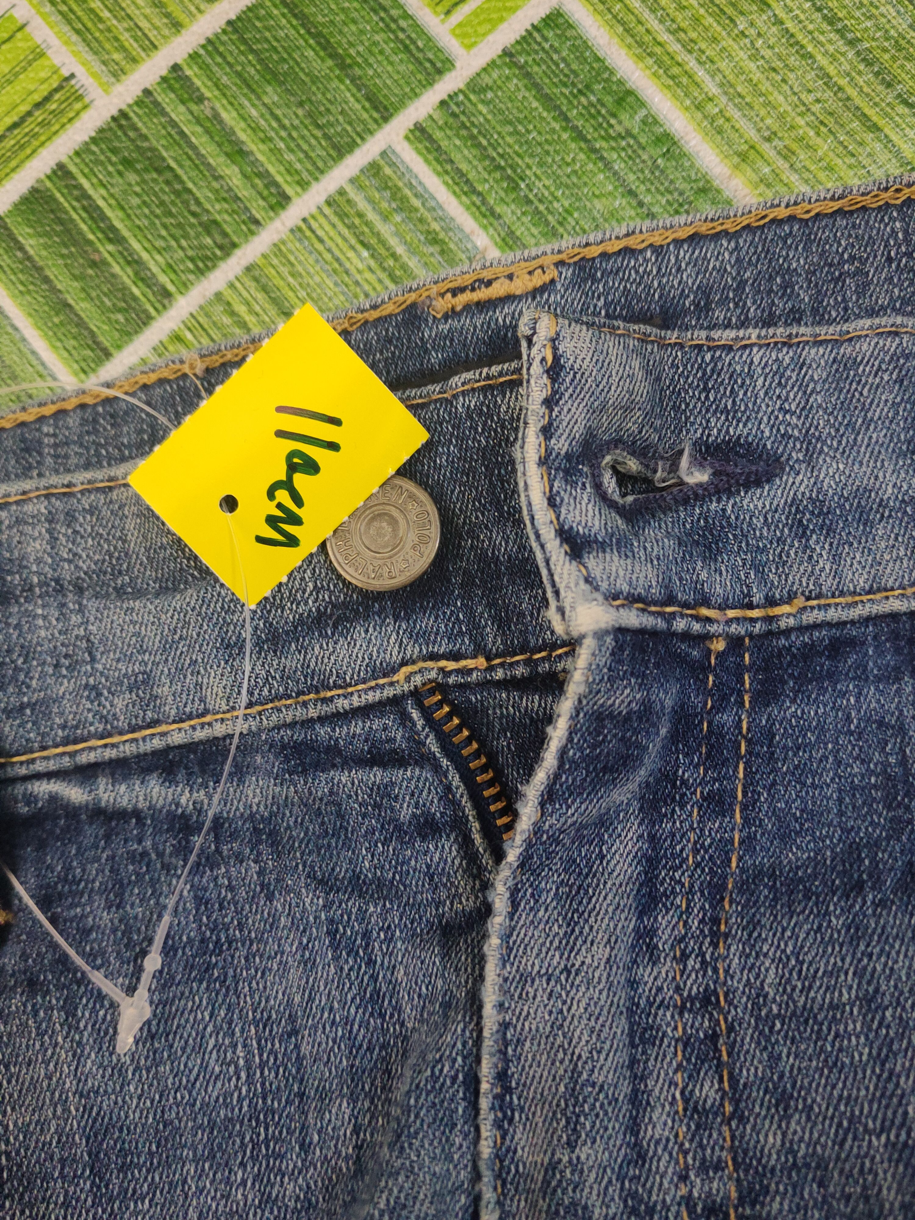 Polo Ralph Lauren Polo Ralph Lauren Blue Distressed Ripped Jeans #W2011 Size 29" - 17 Thumbnail