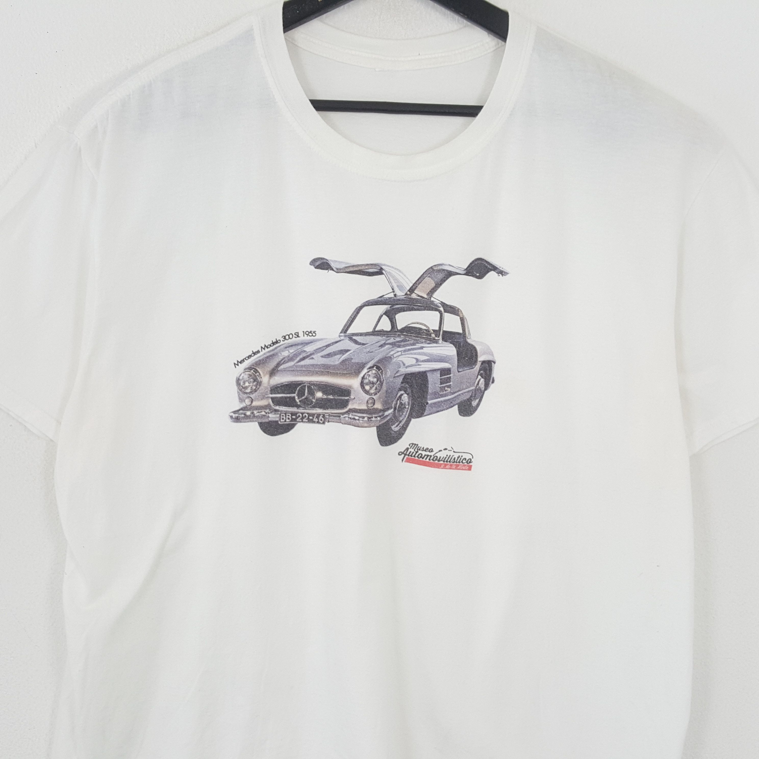 Mercedes-Benz × Vintage MERCEDES MODELA 300 SL 1995 Tshirt Promo Style Size US XL / EU 56 / 4 - 2 Thumbnail