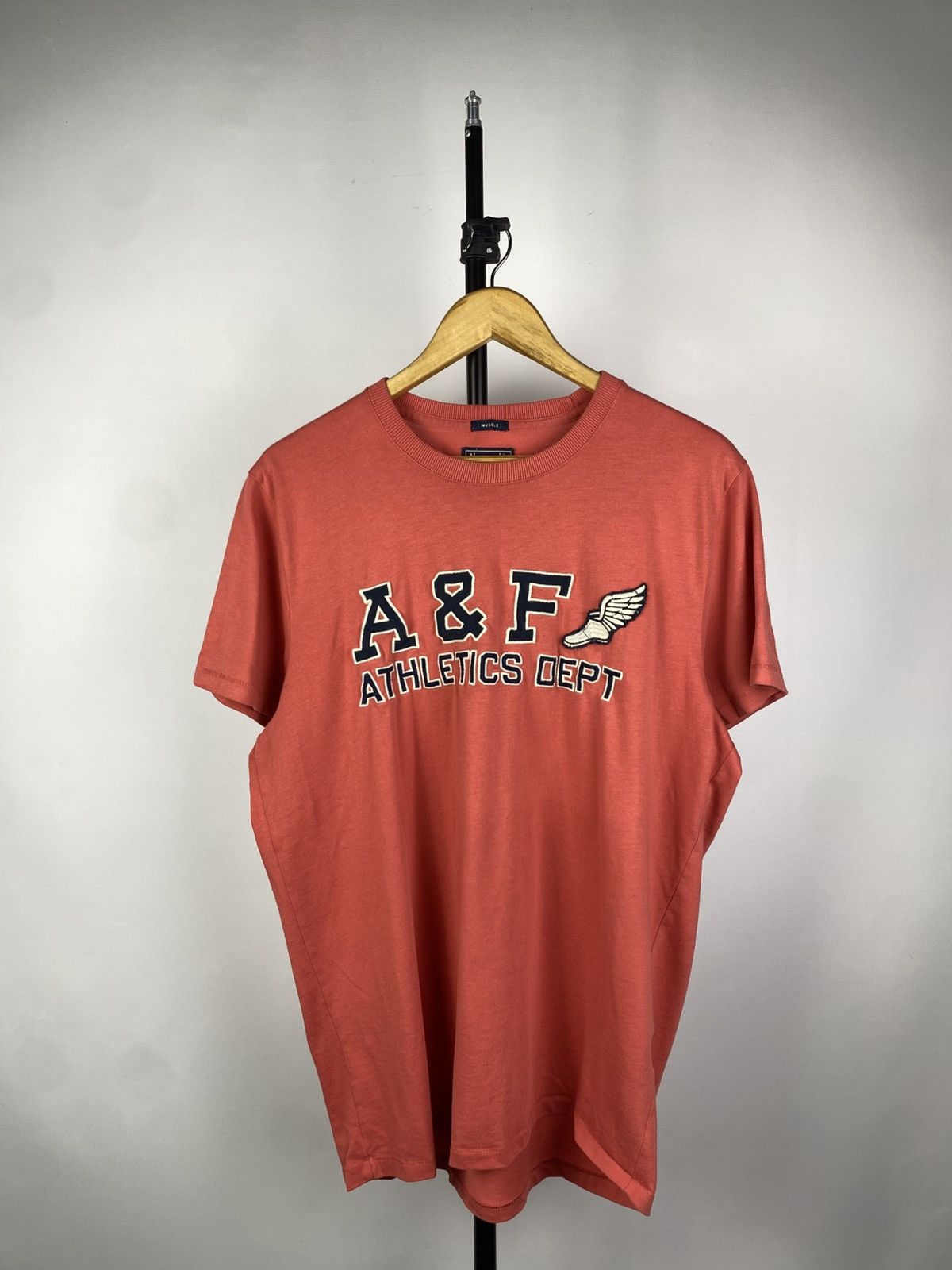 Abercrombie & Fitch × Vintage Vintage 90s Abercrombie & Fitch Spell Out Graphic T Shirt Size US XL / EU 56 / 4 - 1 Thumbnail