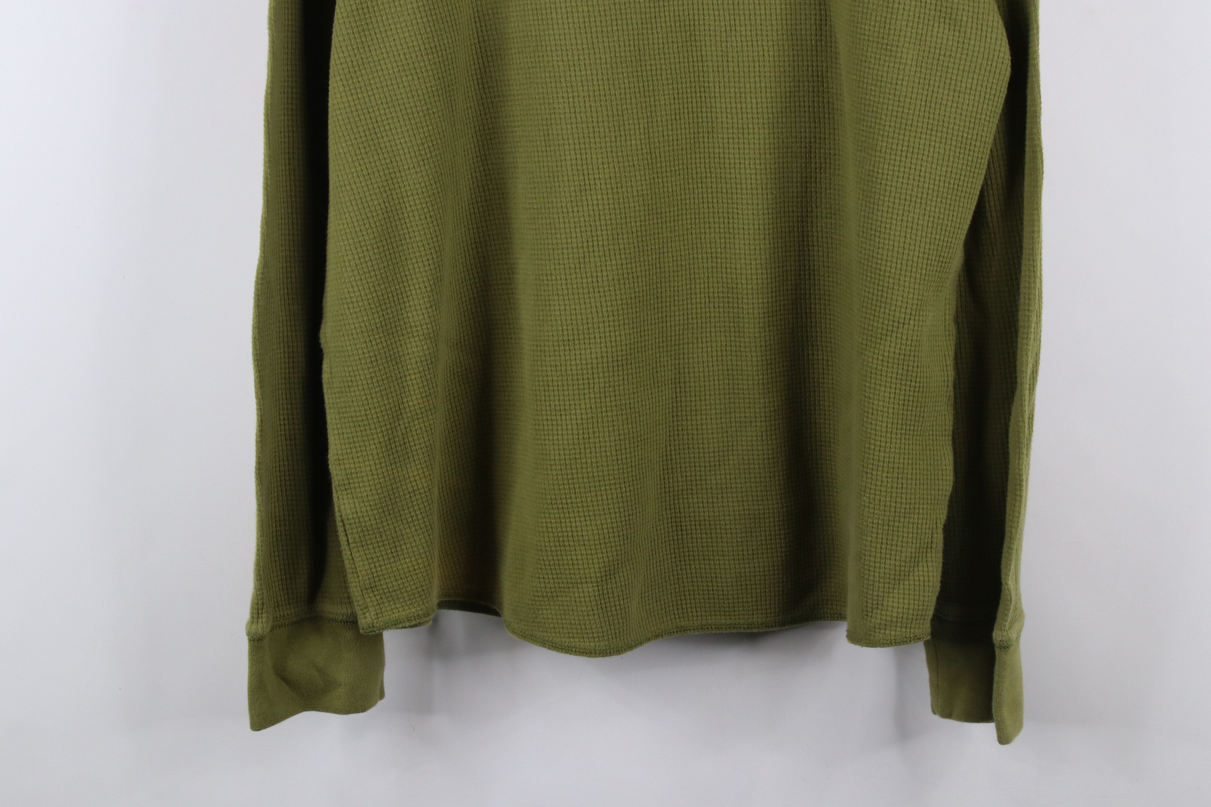Eddie Bauer × Vintage Vintage Y2K Eddie Bauer Waffle Knit Long Sleeve T-Shirt Size US L / EU 52-54 / 3 - 3 Thumbnail
