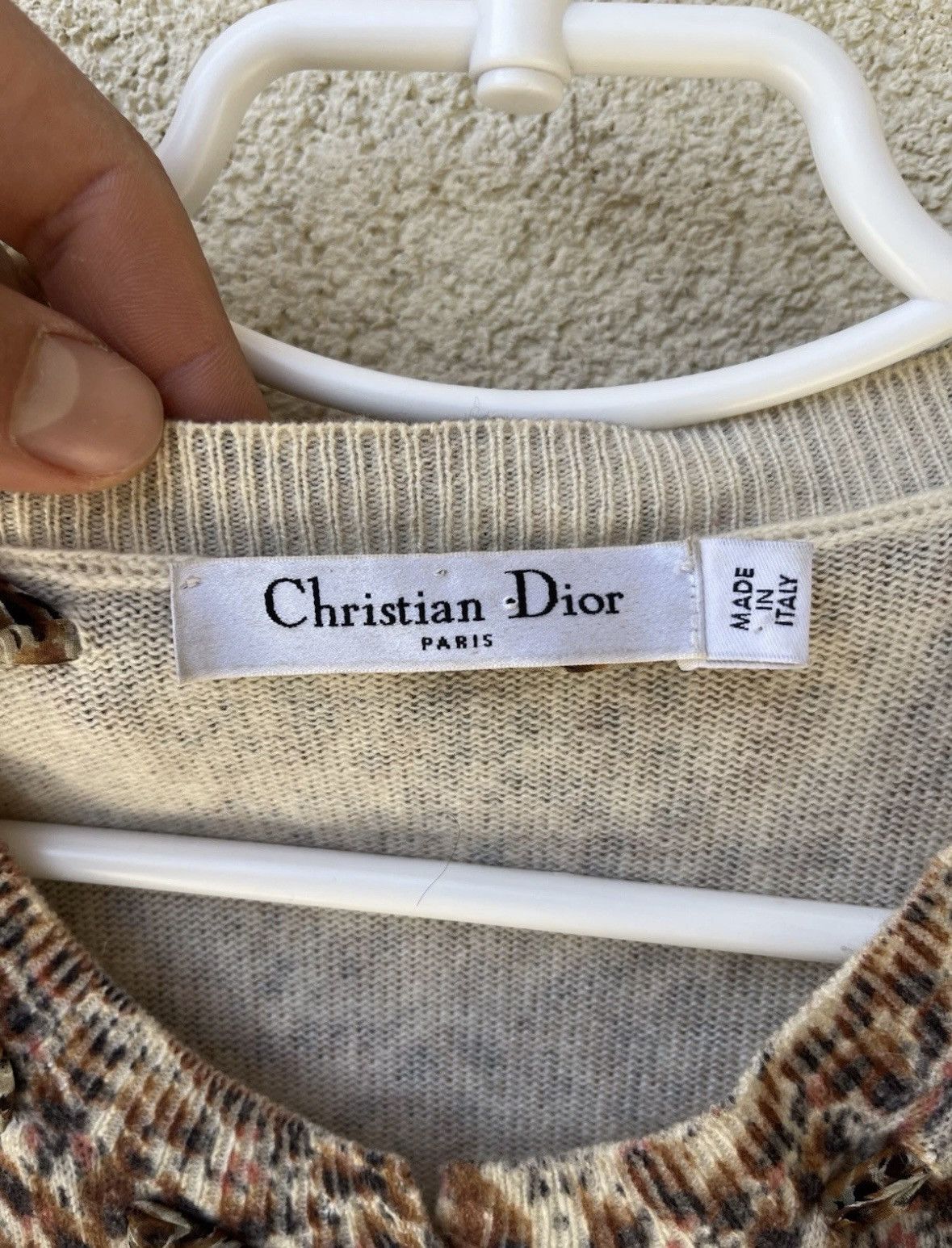 Dior Christian Dior Vintage 100% Cashmere Sweater Size 44 Size M / US 6-8 / IT 42-44 - 2 Thumbnail