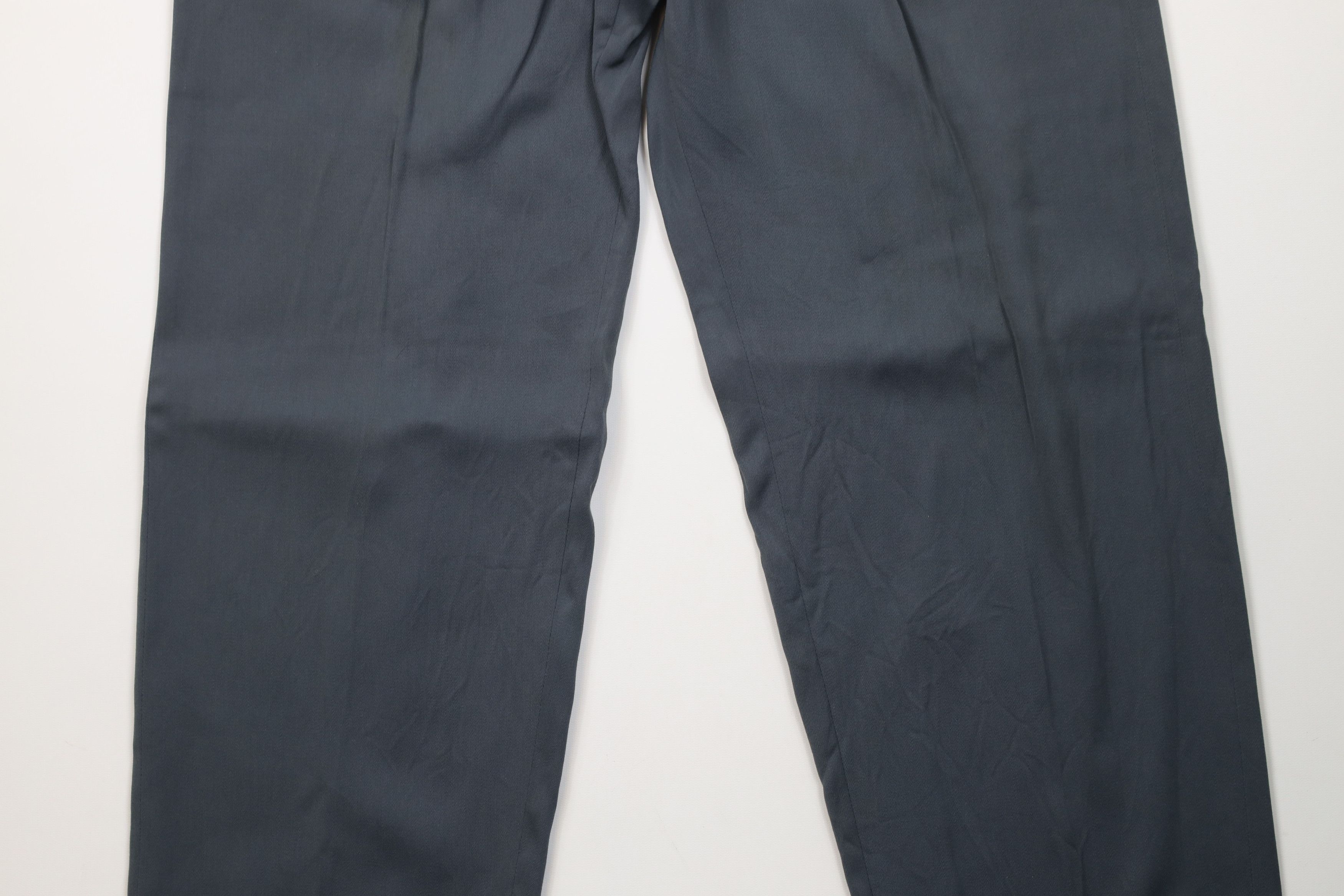 Vintage Vintage 50s Streetwear Gabardine Wide Leg Chino Pants USA Size US 32 / EU 48 - 3 Thumbnail