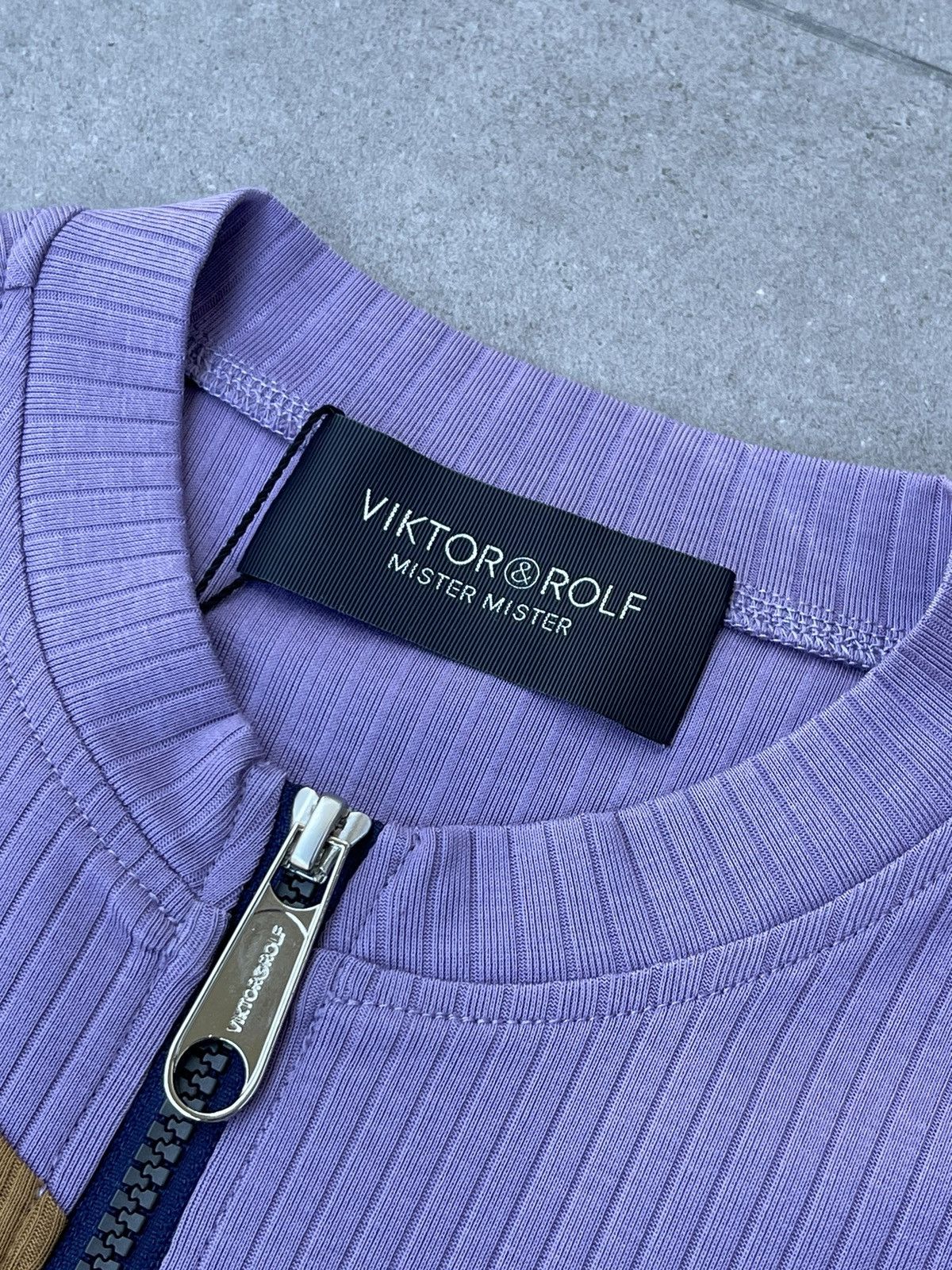 Viktor & Rolf !DS! SS22 Viktor Rolf Striped Cyclist T-Shirt Size US M / EU 48-50 / 2 - 15 Thumbnail