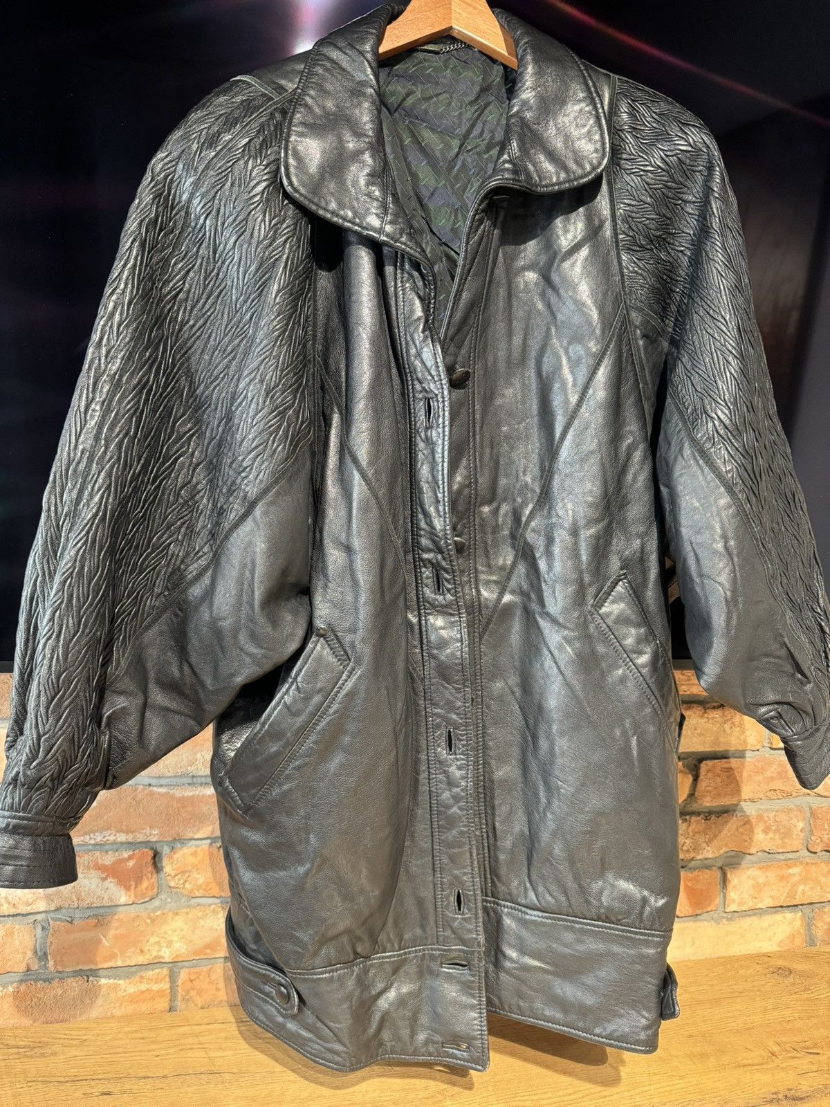Vintage Natural leather jacket Size XL / US 12-14 / IT 48-50 - 1 Thumbnail