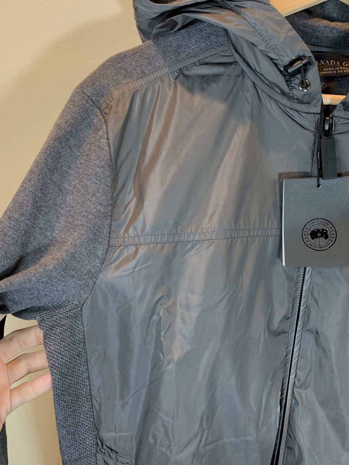 Canada Goose × Designer *RARE* New Canada Goose Merino Wool Windbridge Hoody Jacket Size US M / EU 48-50 / 2 - 4 Thumbnail