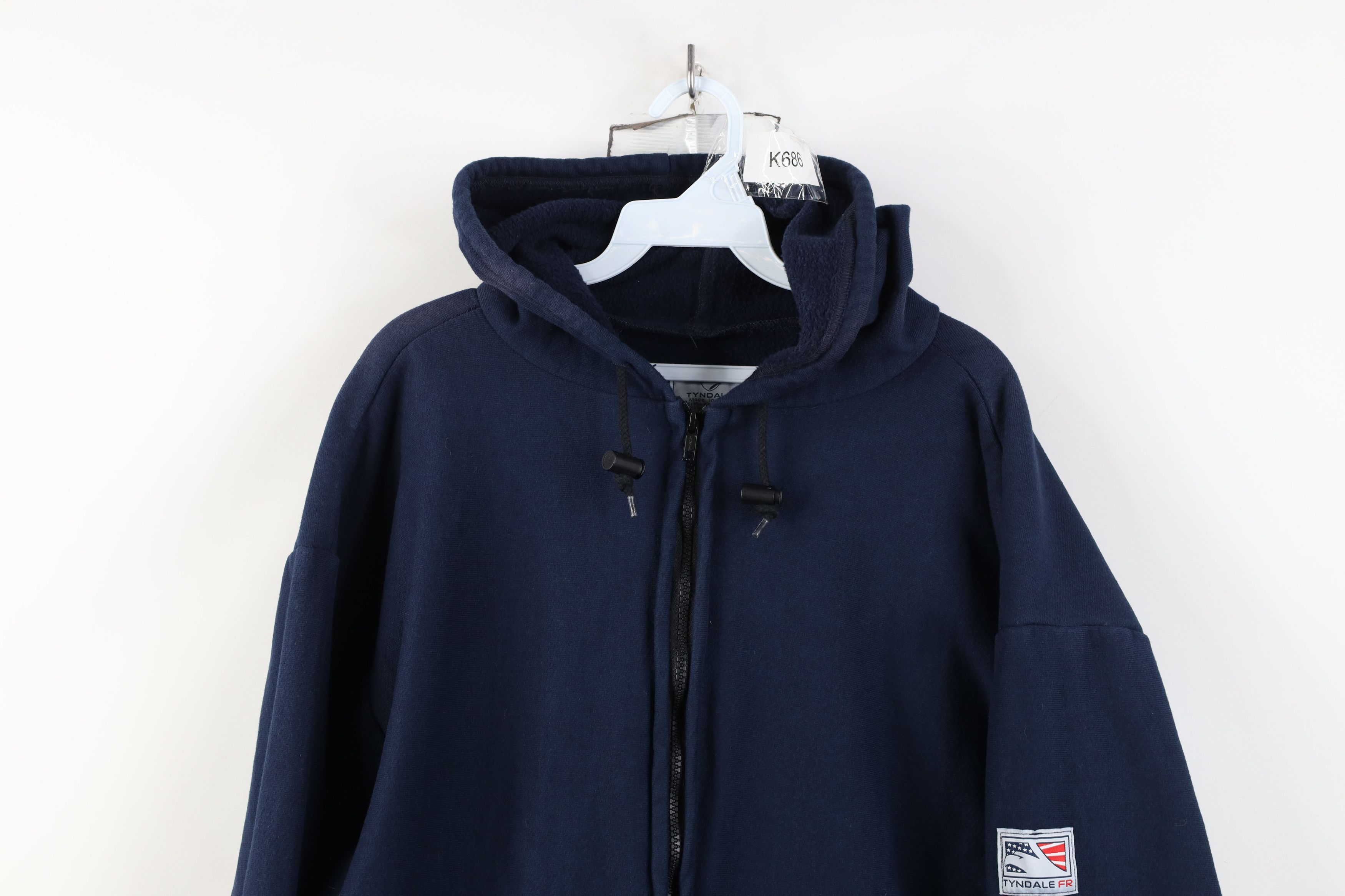 Vintage Vintage Tyndale Heavyweight Flame Resistant Full Zip Hoodie Size US XL / EU 56 / 4 - 2 Thumbnail