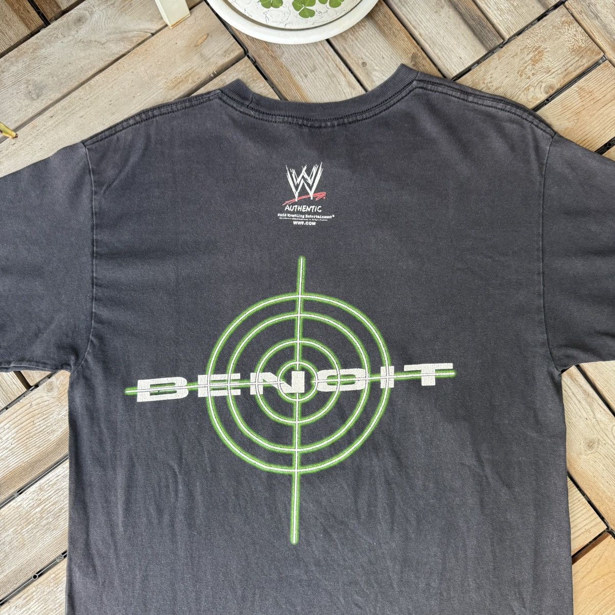 WWE Vintage Y2K WWE 4 Real Chris Benoit T-shirt Size US M / EU 48-50 / 2 - 6 Thumbnail