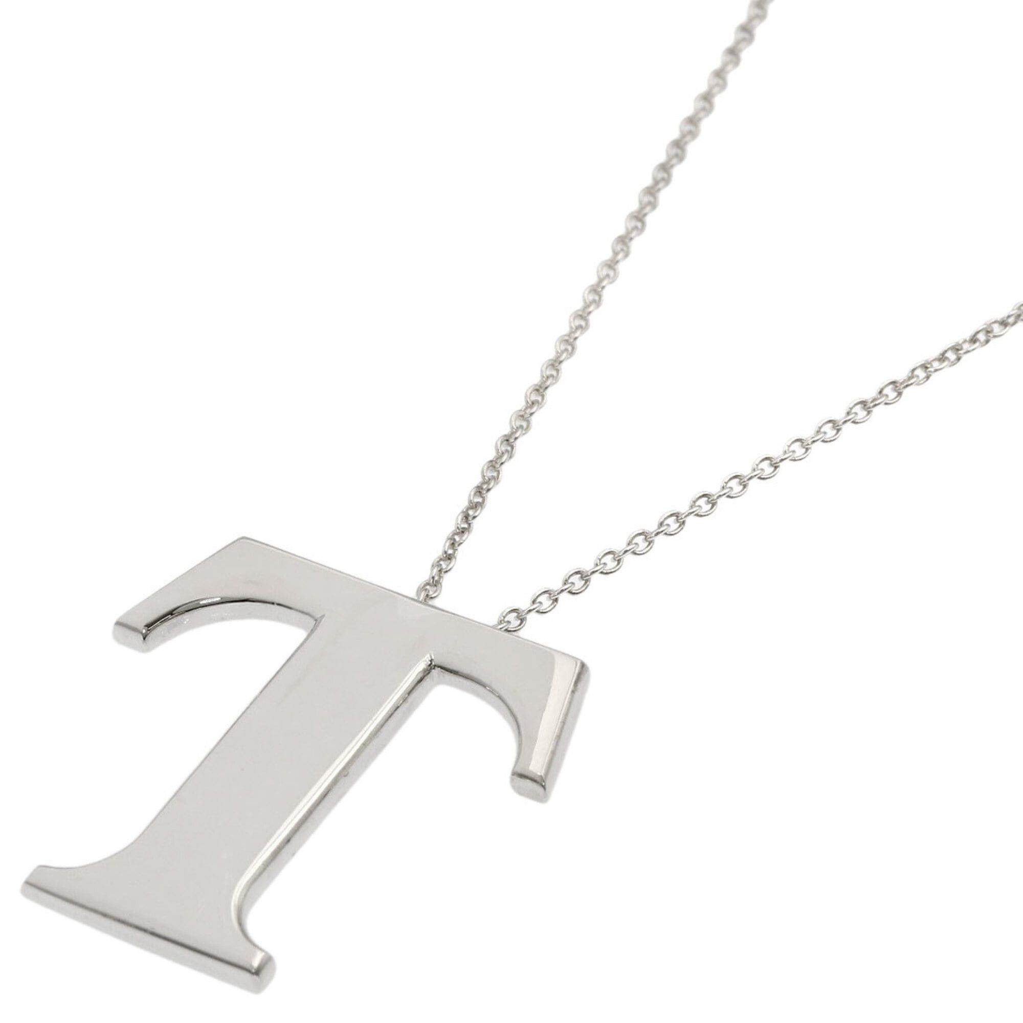 Tiffany & Co. Tiffany & Co. T Logo Necklace, Silver, Women's. Size ONE SIZE - 1 Thumbnail