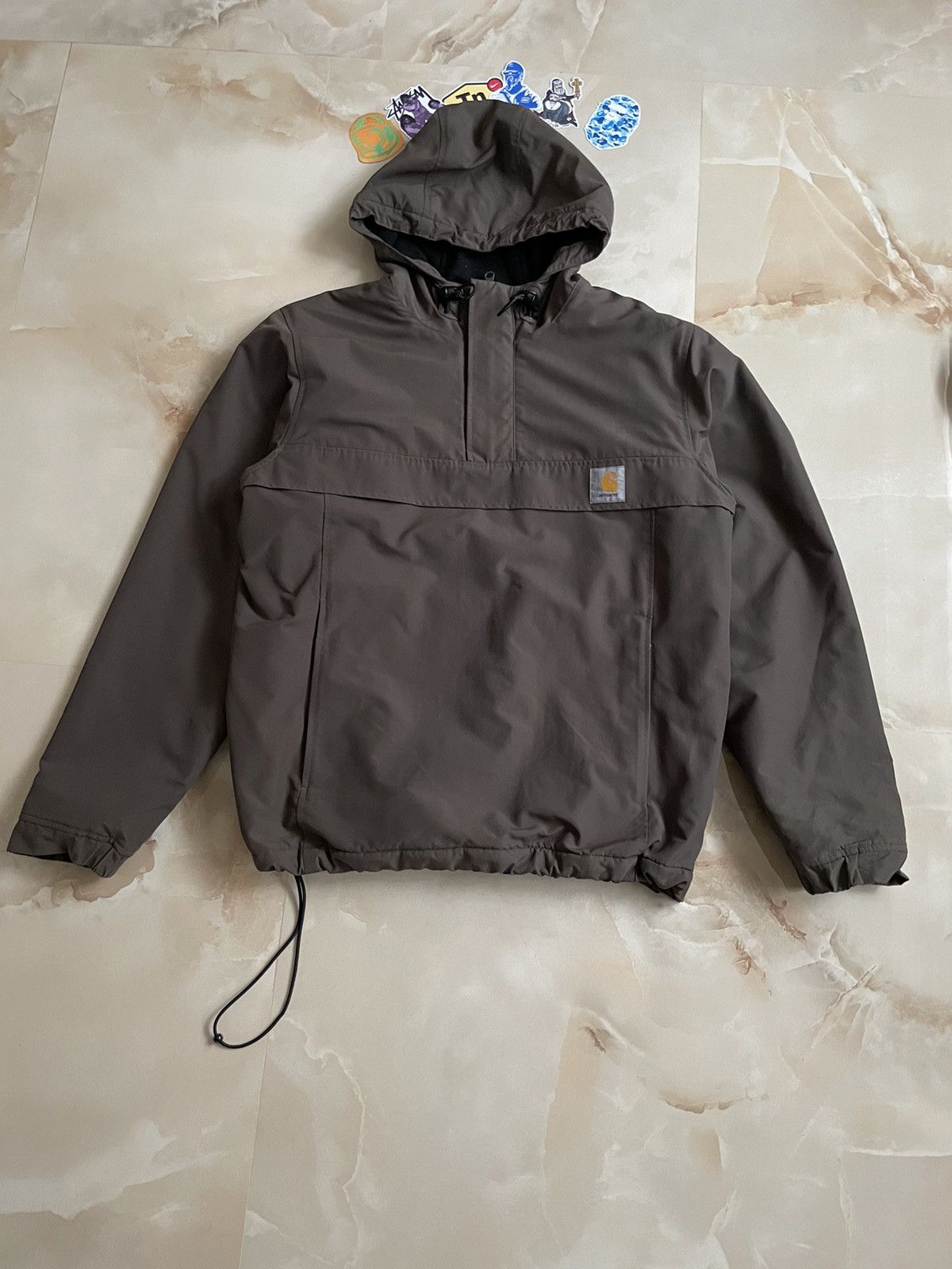 Carhartt anorak logo jacket vintage gorpcore detroit
