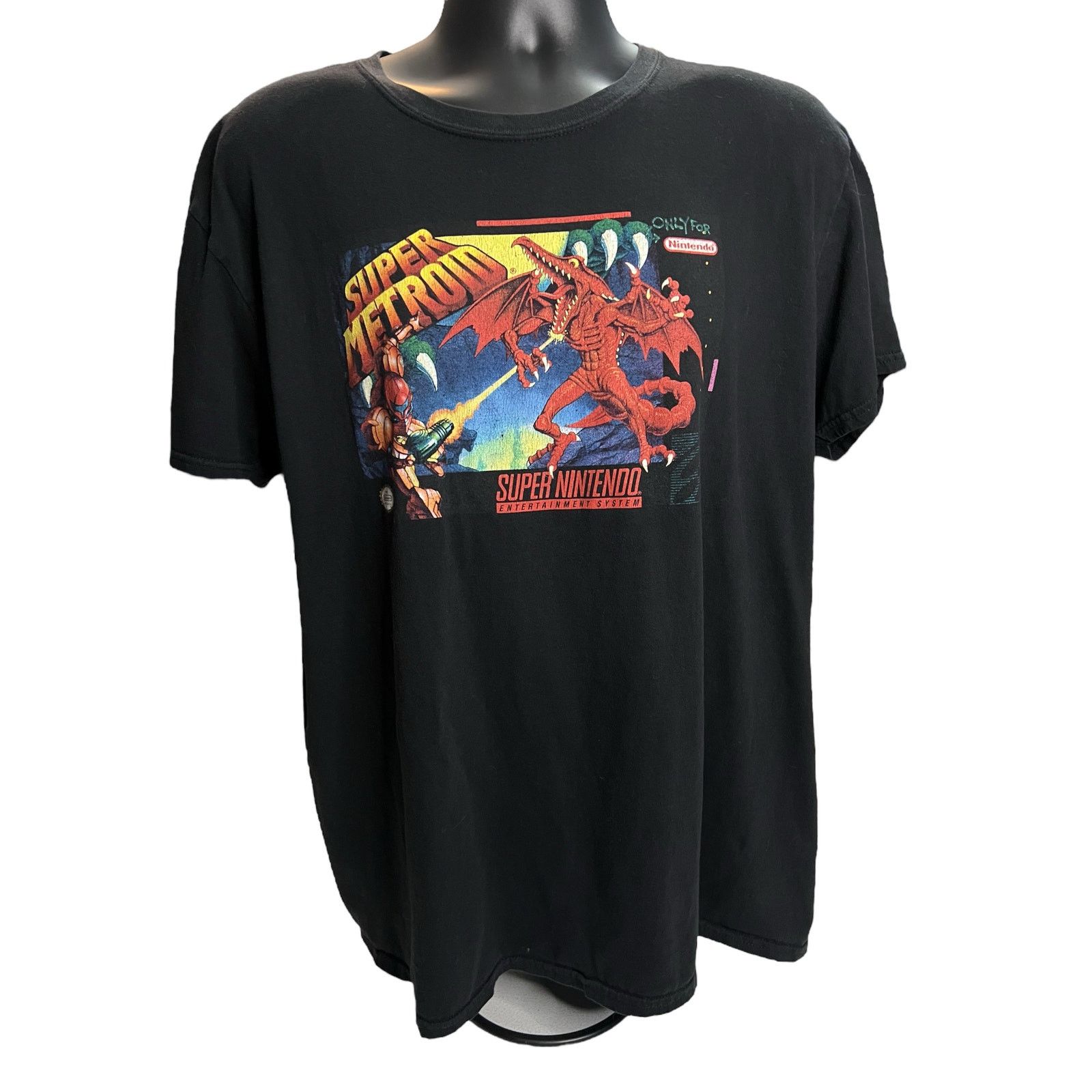 Nintendo Super Metroid Nintendo T-Shirt XL Black Retro Gaming 2018 Size US L / EU 52-54 / 3 - 1 Thumbnail