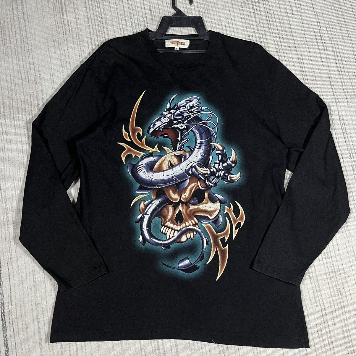 Japanese Brand × Vintage Vintage JapaneseBrand Crosskeys Sukajan tshirt Size US L / EU 52-54 / 3 - 8 Thumbnail