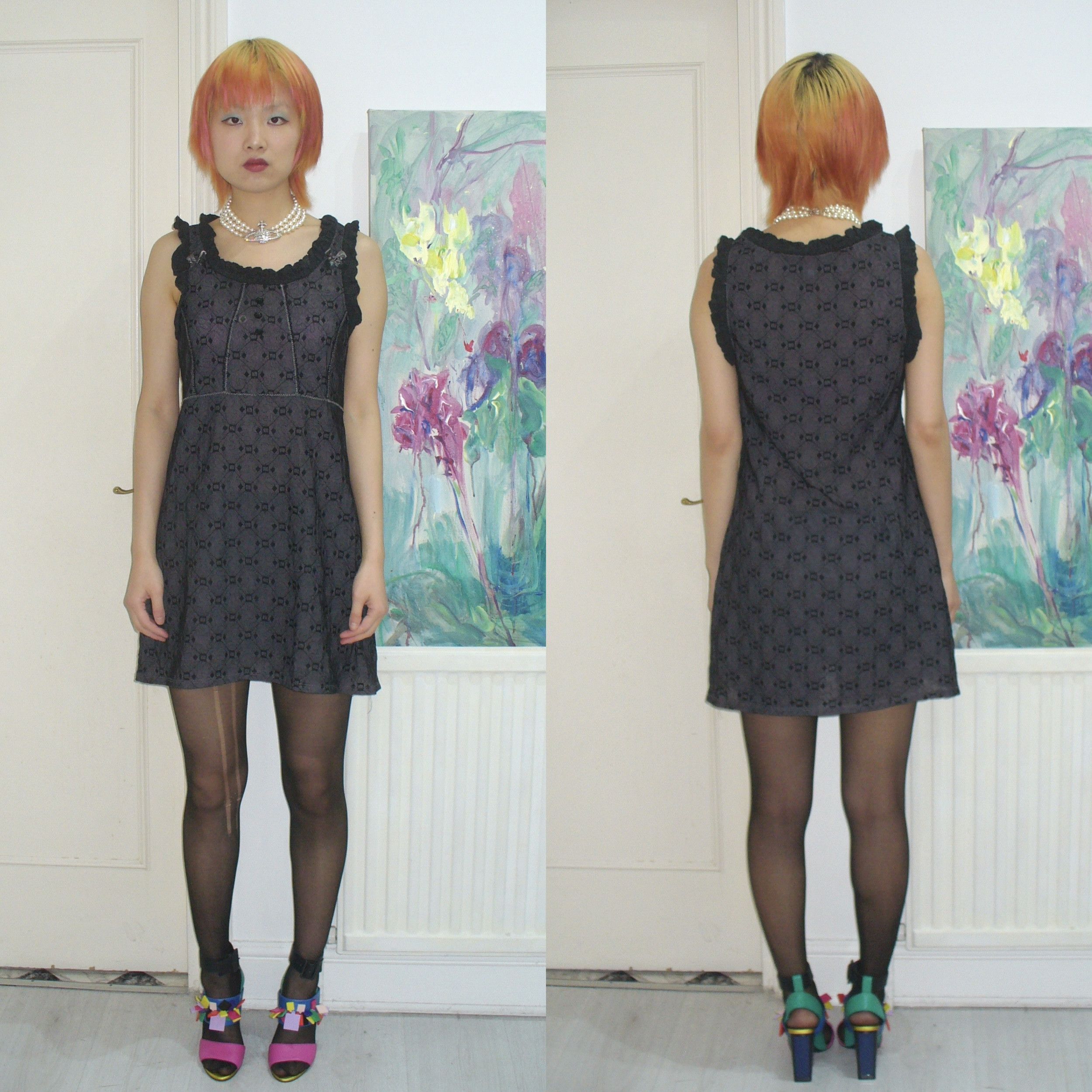 Other French vintage mini dress Size S / US 4 / IT 40 - 3 Thumbnail