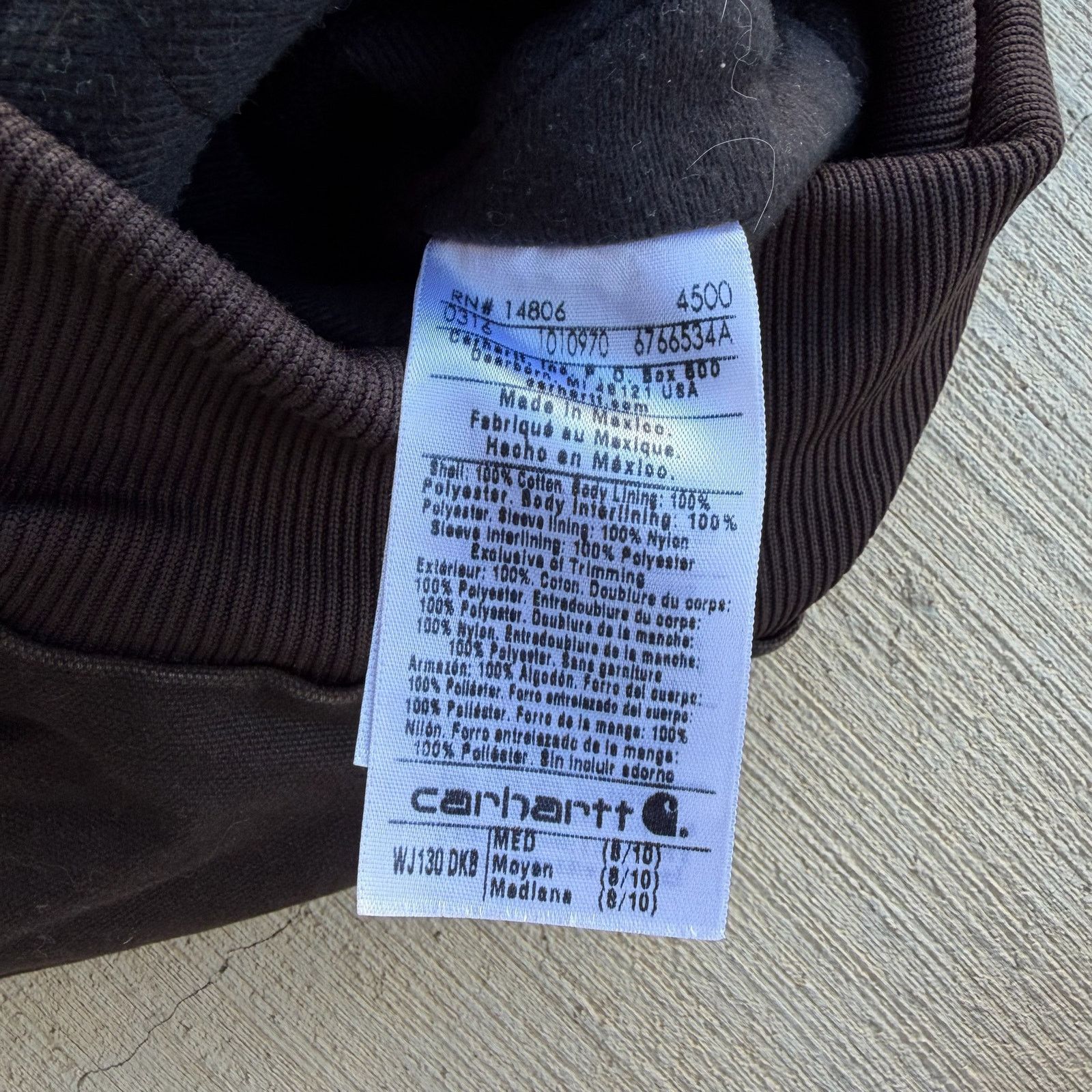 Carhartt × Vintage Carhartt WOMENS WJ130 DKB brown hooded work wear jacket Size US M / EU 48-50 / 2 - 6 Thumbnail