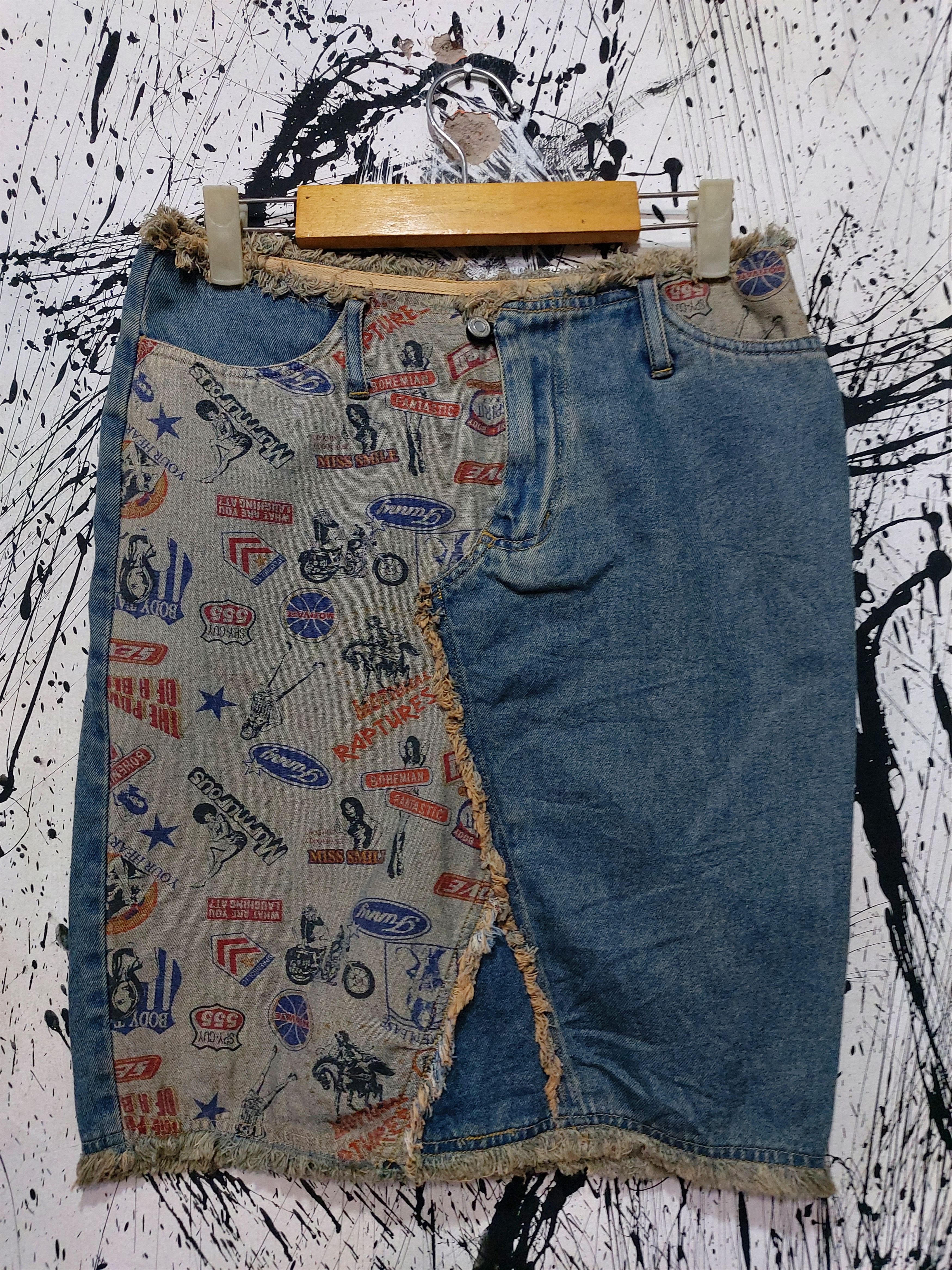Hysteric Glamour Y2K SUGARLEES GAL JAPANESE BRAND MIDI SKIRT Size 30" / US 8 / IT 44 - 1 Thumbnail