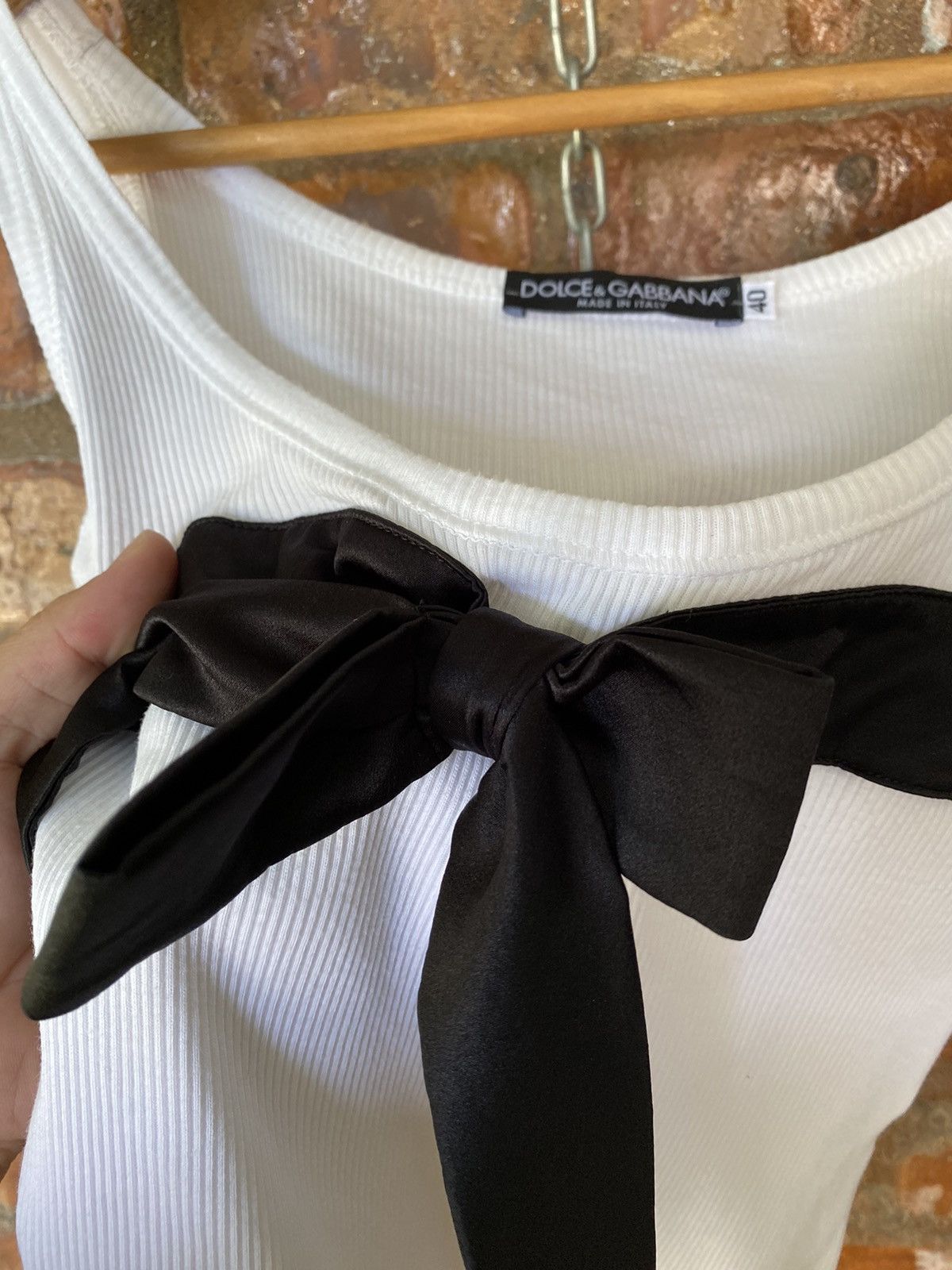 Dolce & Gabbana Vtg D&G ribbon tank Size S / US 4 / IT 40 - 5 Thumbnail
