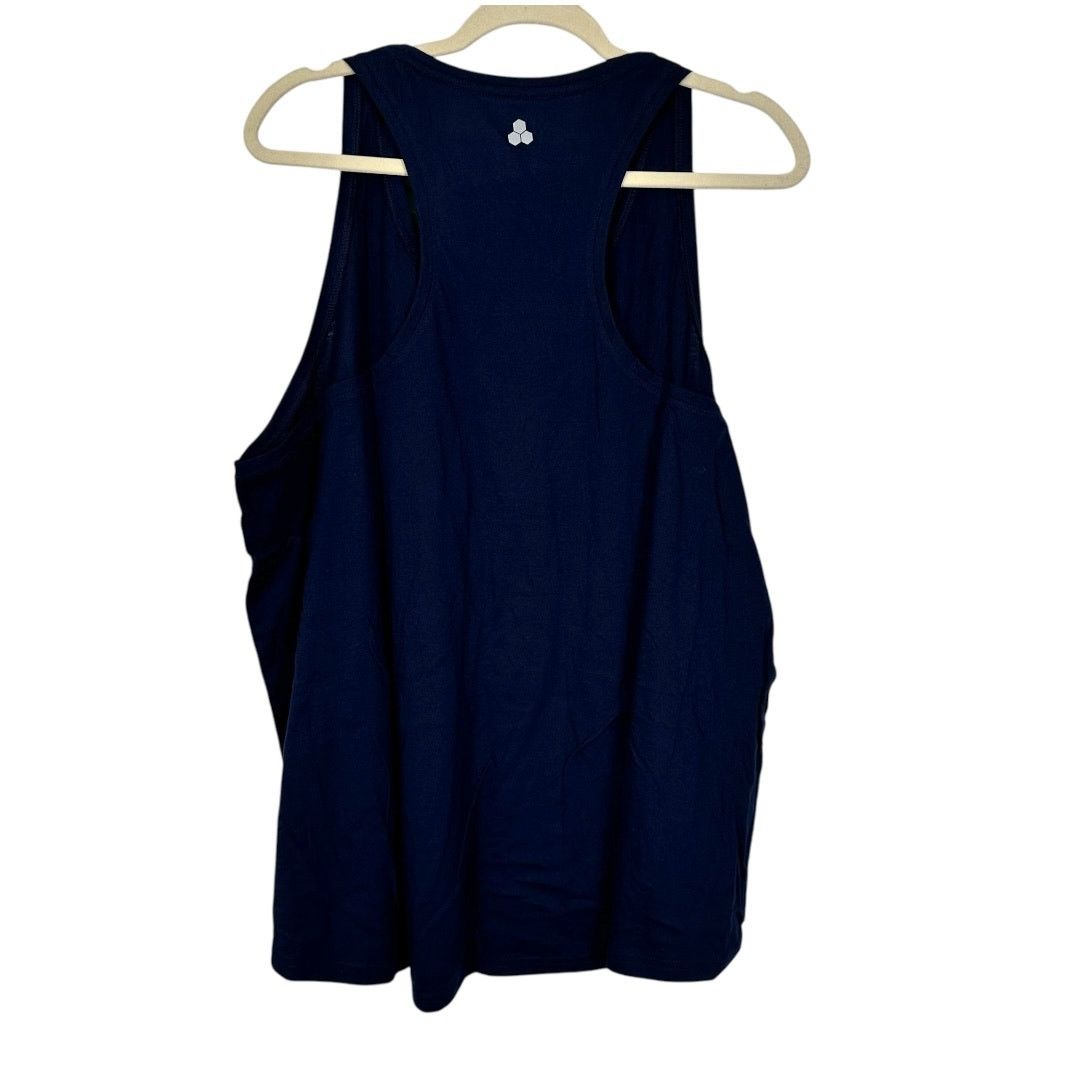 Tek Gear Tek Gear Navy Blue Moisture Wicking Tank Top Size 2X Size XXL / US 16-18 / IT 52-54 - 3 Thumbnail