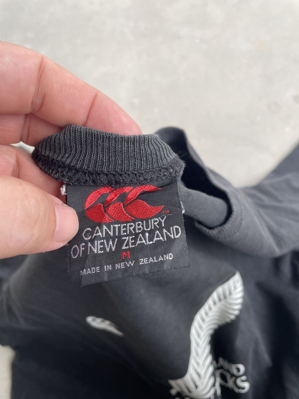 Canterbury of New Zealand × Vintage VINTAGE CANTERBURY ALL BLACKS TEE Size US M / EU 48-50 / 2 - 3 Thumbnail