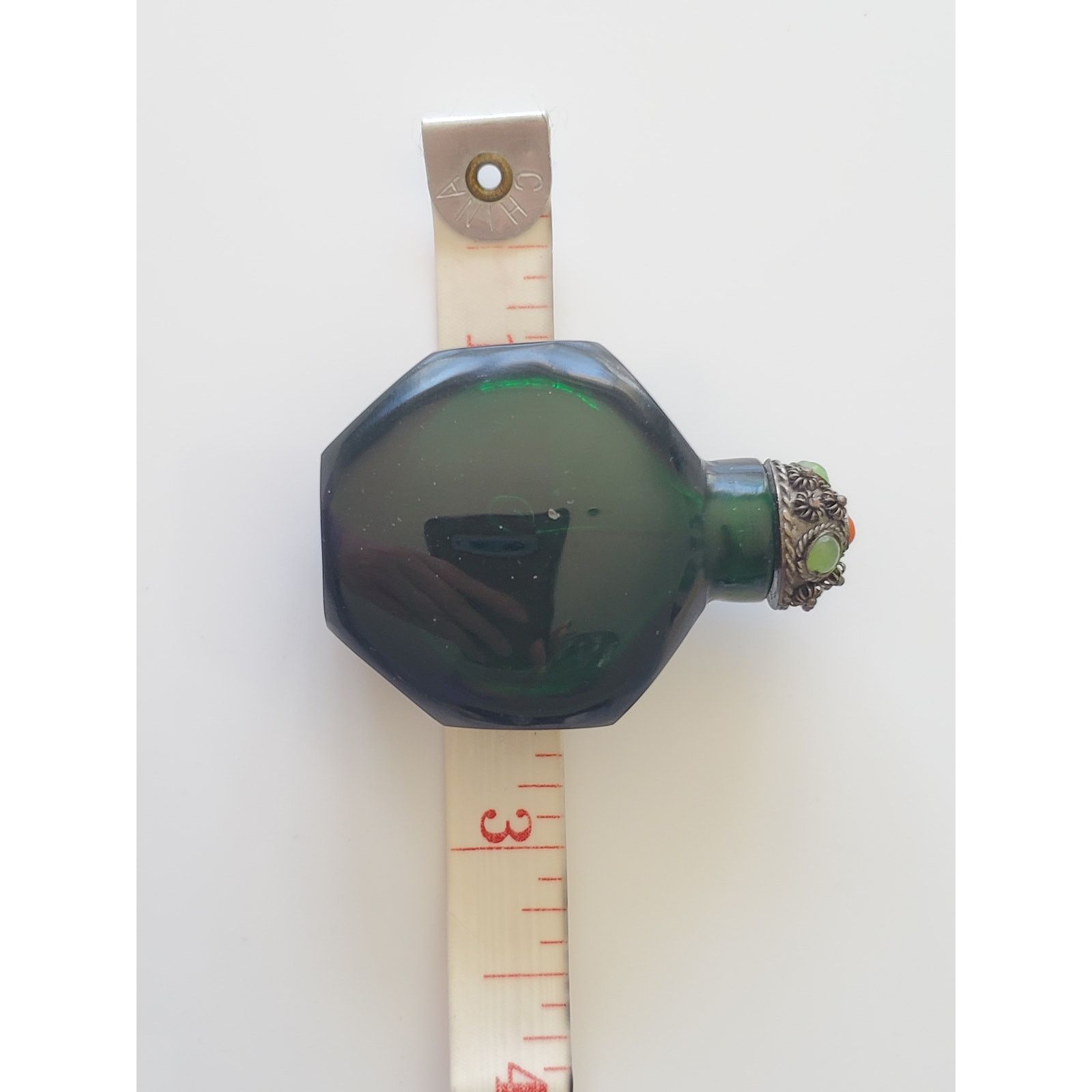 Other Vintage Emerald Green Chinese Snuff Bottle Size ONE SIZE - 8 Thumbnail