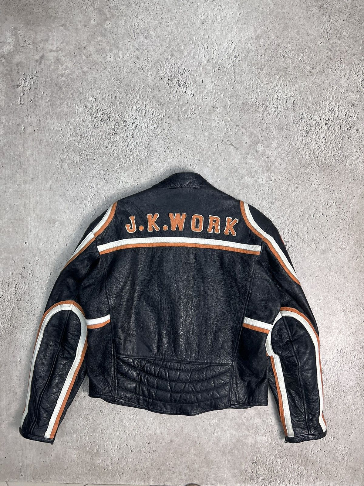 Vintage Vintage MOTO RACING F1 Leather HYPE Jacket Size US XL / EU 56 / 4 - 11 Thumbnail
