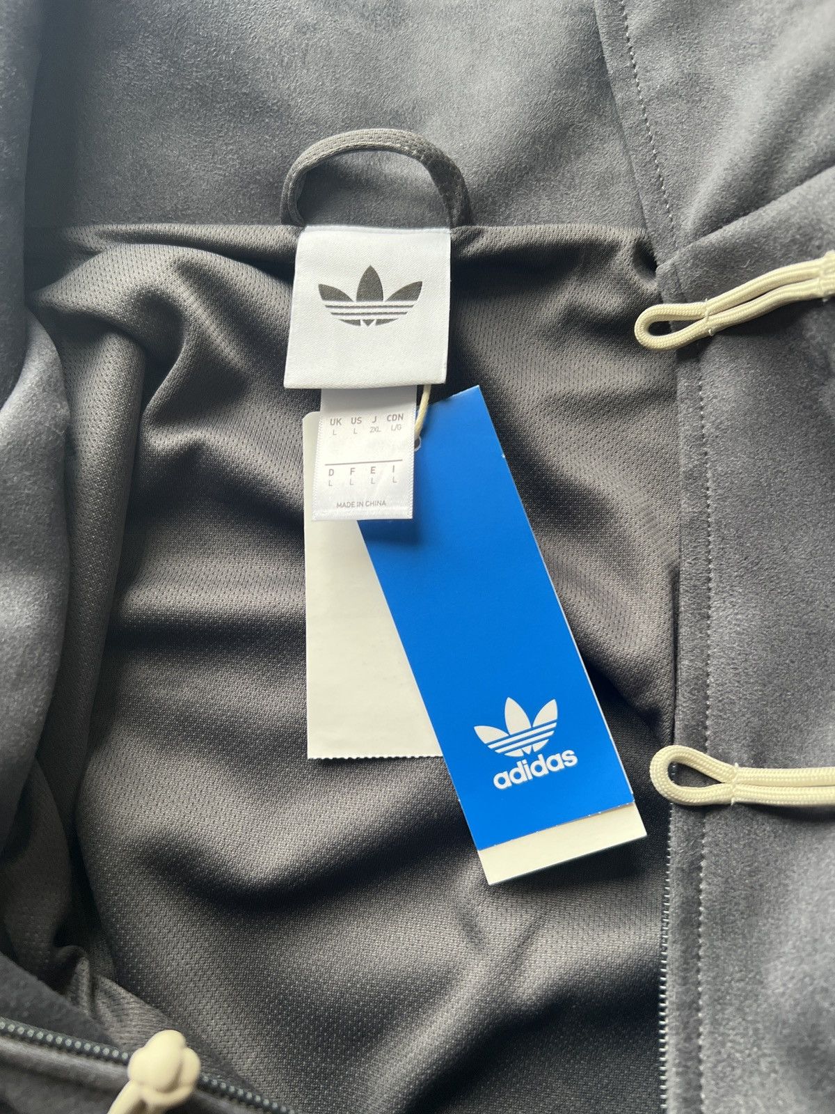 Adidas Adidas CTT Chinese Track Top 3.1 Gender Neutral Grey Size L Size US L / EU 52-54 / 3 - 7 Thumbnail
