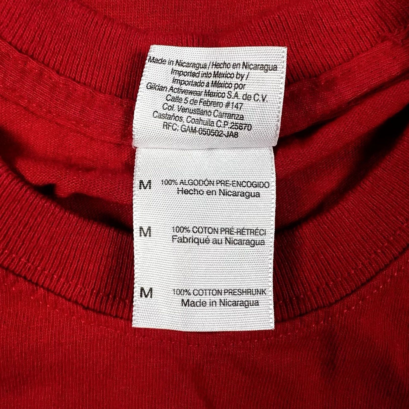 Gildan Gildan Christmas Santa Clause Graphic Tee T-Shirt Adult Medium Red Christmas Party Fun Gift Idea Size US M / EU 48-50 / 2 - 8 Thumbnail