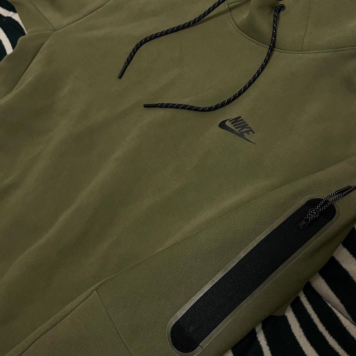 Nike Nike Hoodie Tech Fleece Khaki Size US S / EU 44-46 / 1 - 4 Thumbnail