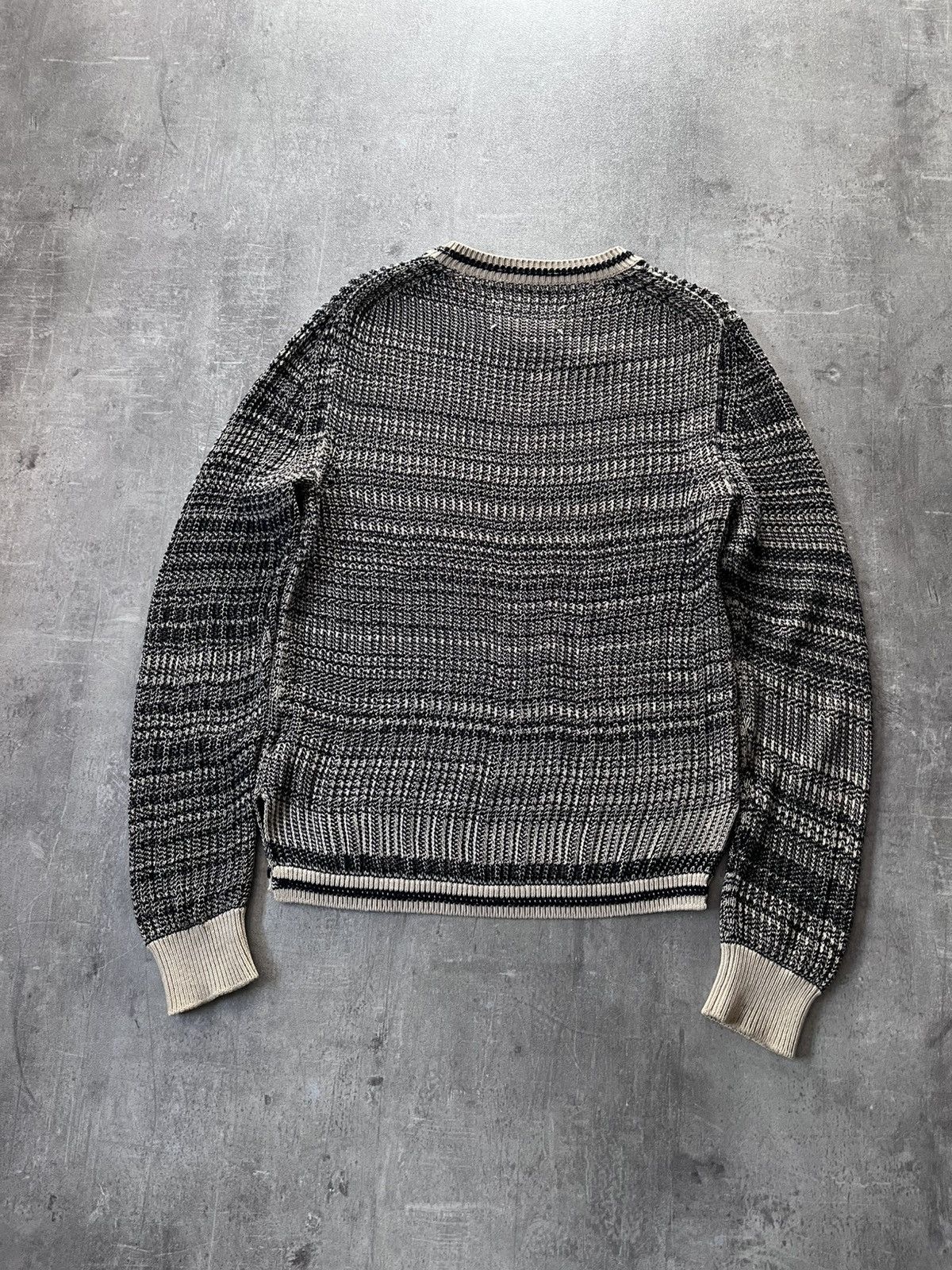 Maison Margiela Maison Margiela S/S 17 cotton beige black sweater Size US M / EU 48-50 / 2 - 3 Thumbnail