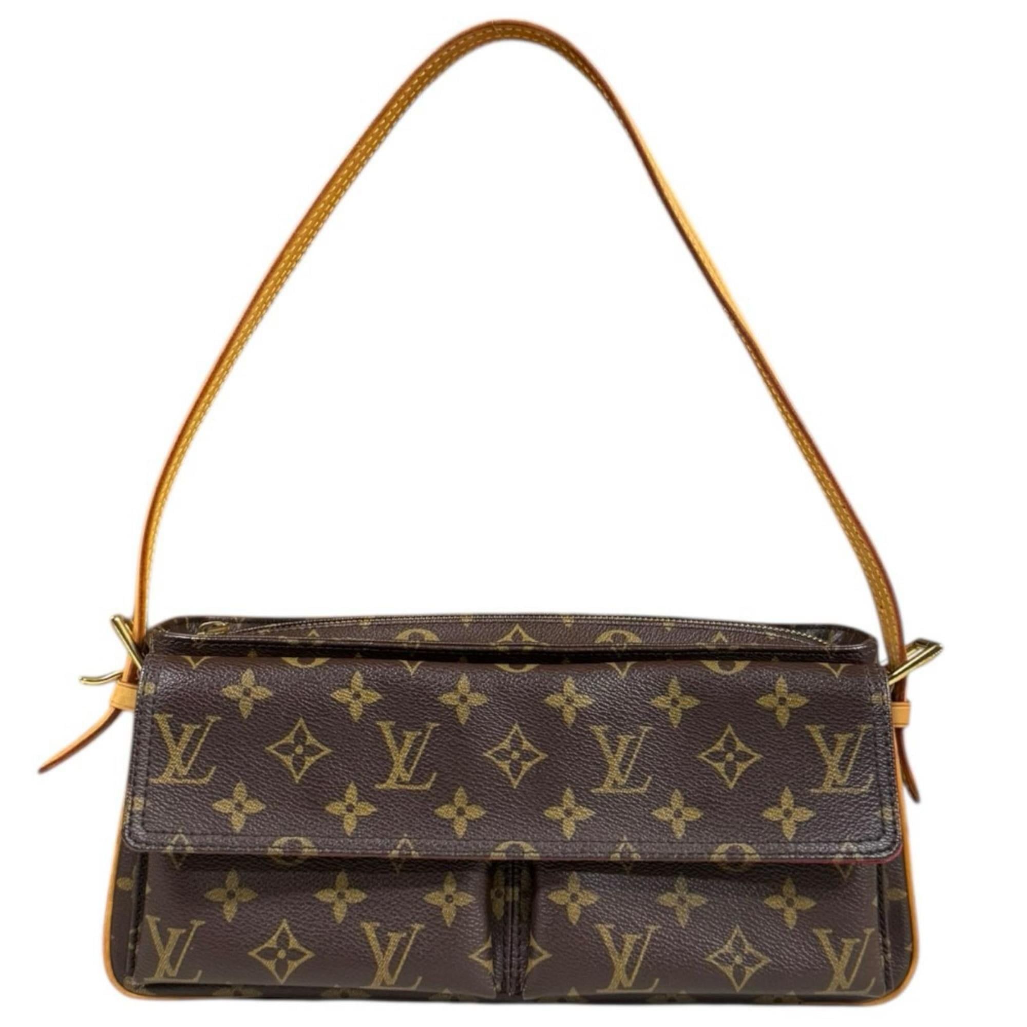Louis Vuitton Louis Vuitton Vivacite MM Monogram Shoulder Bag, Canvas M51164 Brown, Women's, LOUIS VUITTON, Used Size ONE SIZE - 1 Thumbnail