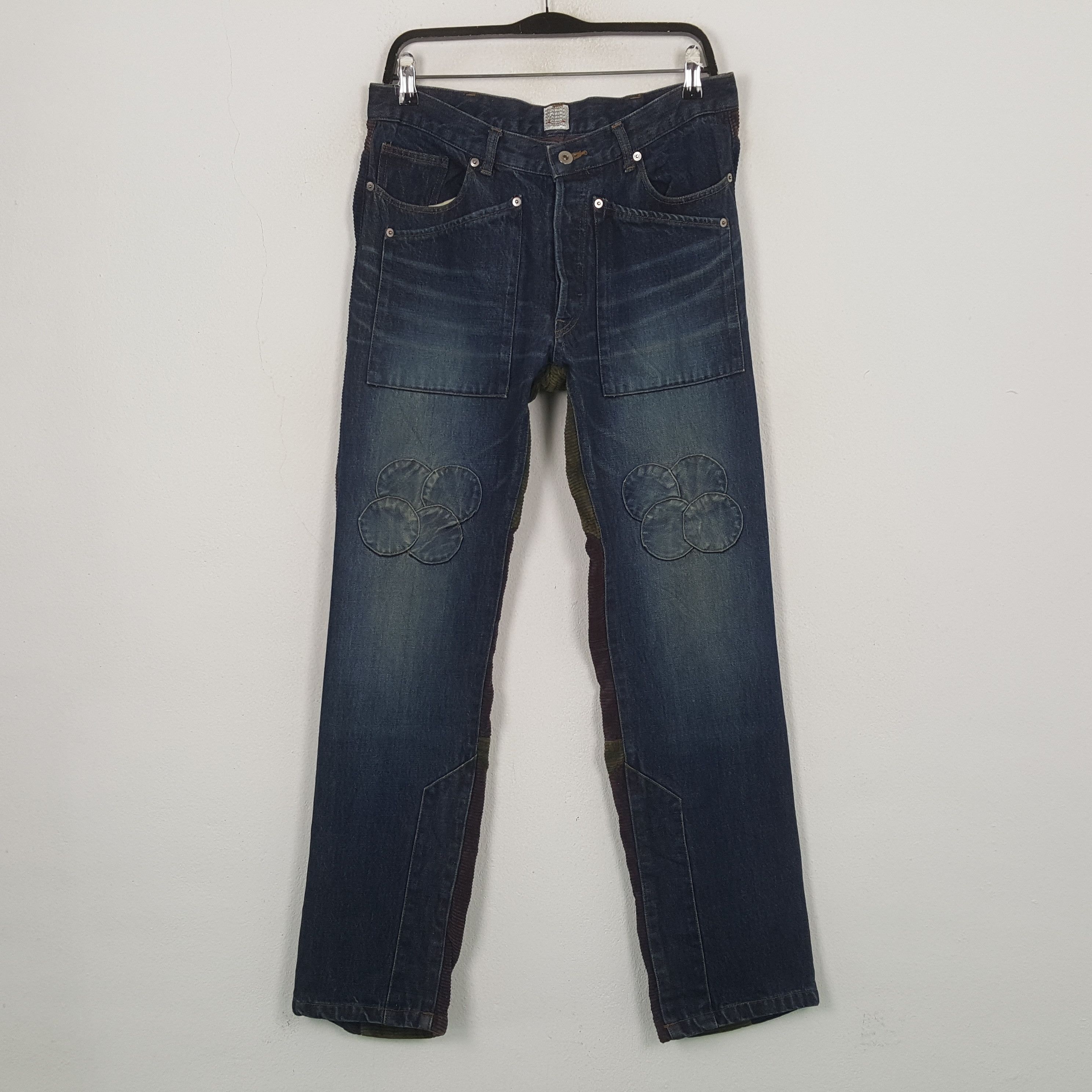 Japanese Brand Eater Co LTD Jeans Fashion Style Rare Design RR27 Size US 32 / EU 48 - 1 Thumbnail