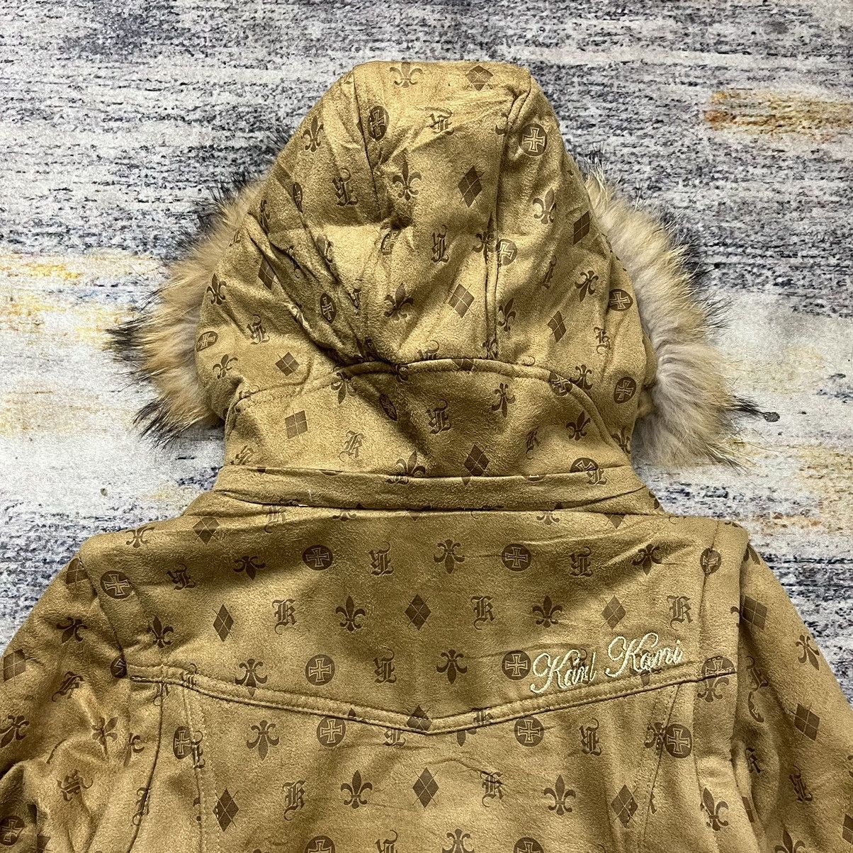 Karl Kani Vintage y2k Karl Kani fur hoodie monogram jacket 2 way Size US S / EU 44-46 / 1 - 6 Thumbnail