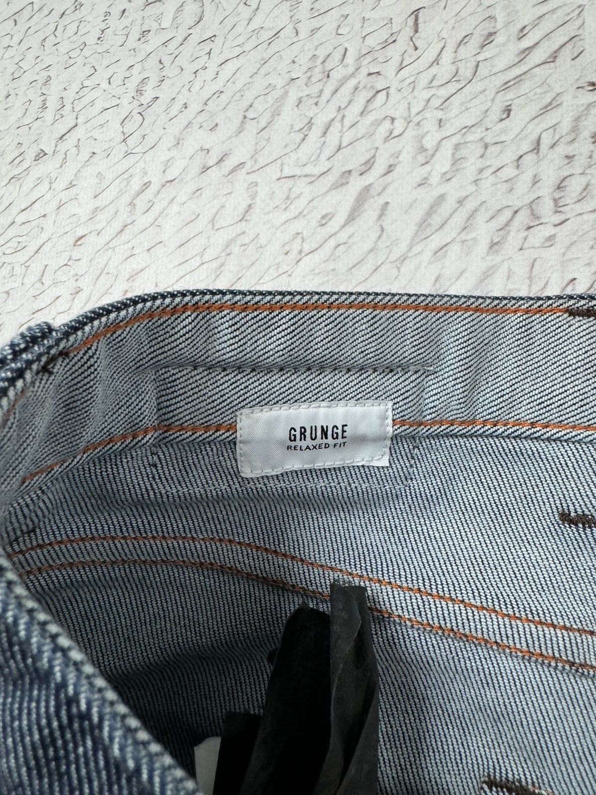 Indigo Pantaloni Torino PT05 cropped Jeans Grunge Relaxed Fit Dark Size US 33 - 11 Thumbnail